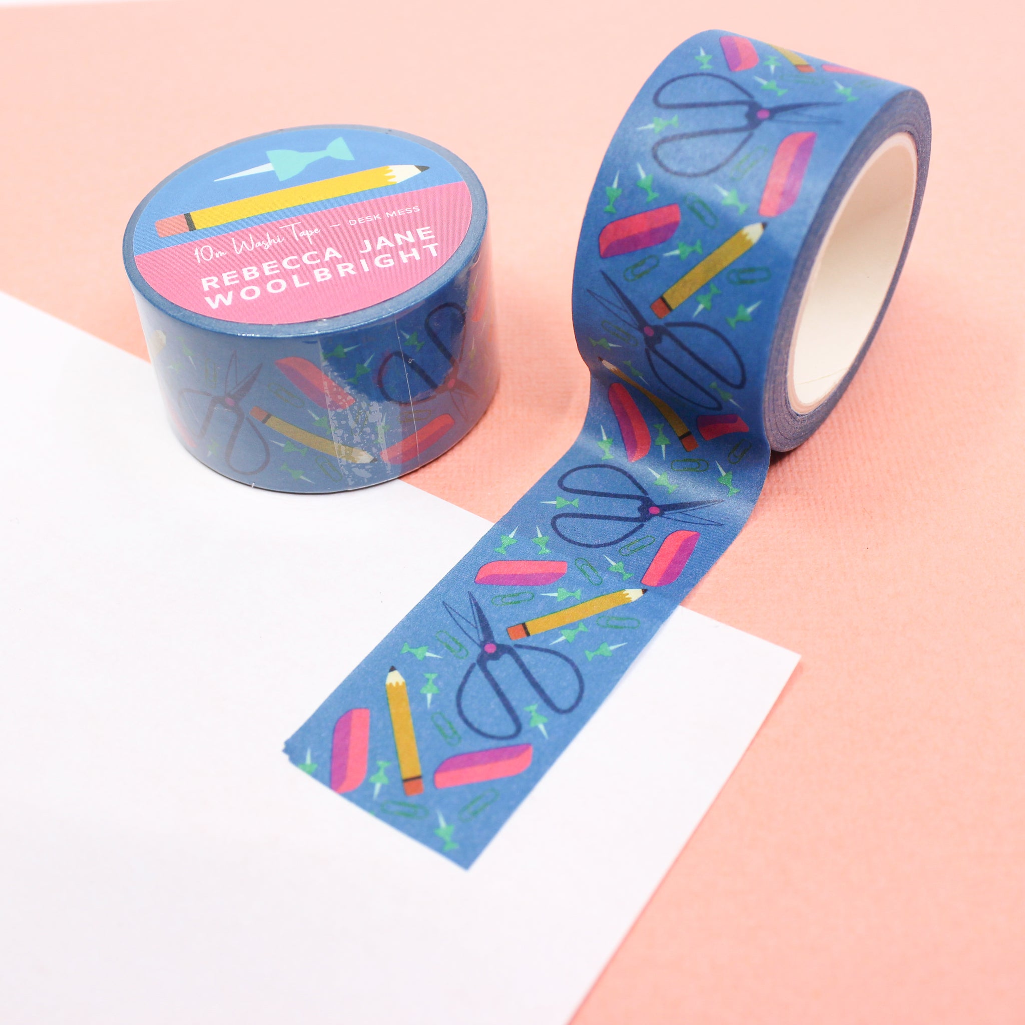Grade School Paper Pattern Washi Tape, Calendaring Tape, School Grid Washi,  Planner Tapes, Back to School Stickers BBB Supplies R-GH1093 