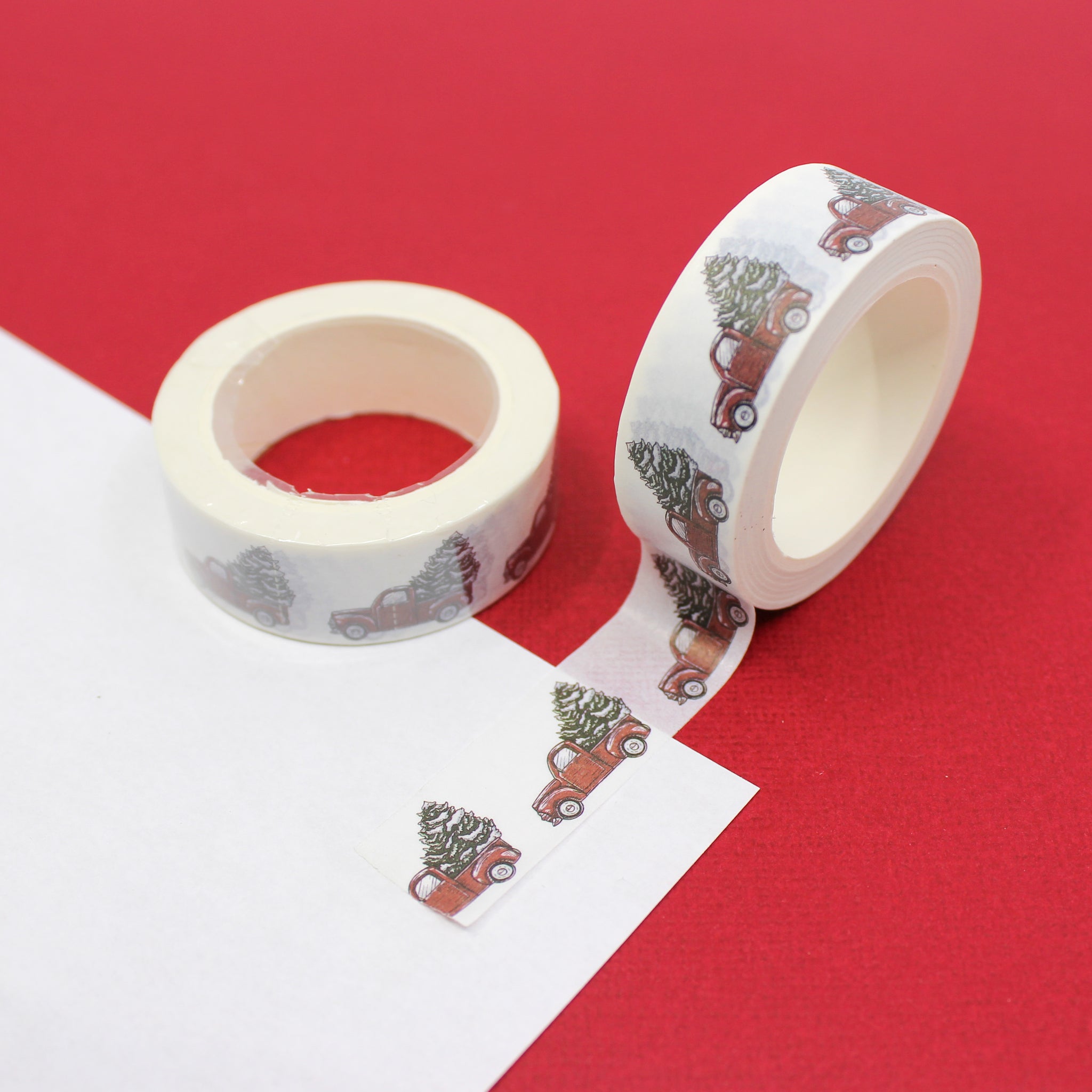 Modern Christmas Tree Washi, Planner Tapes