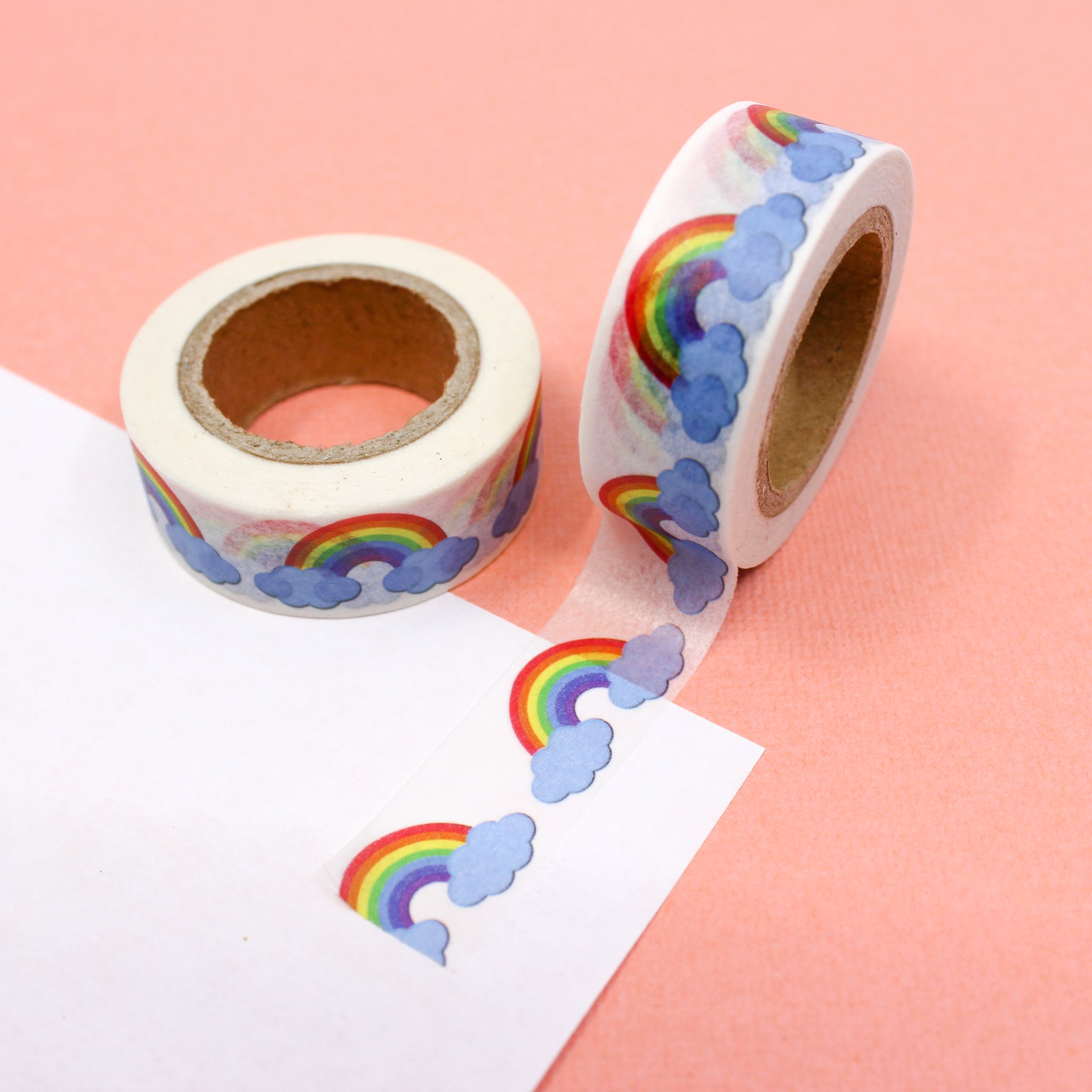 Neutral Color Rainbow Washi, Journaling Tapes