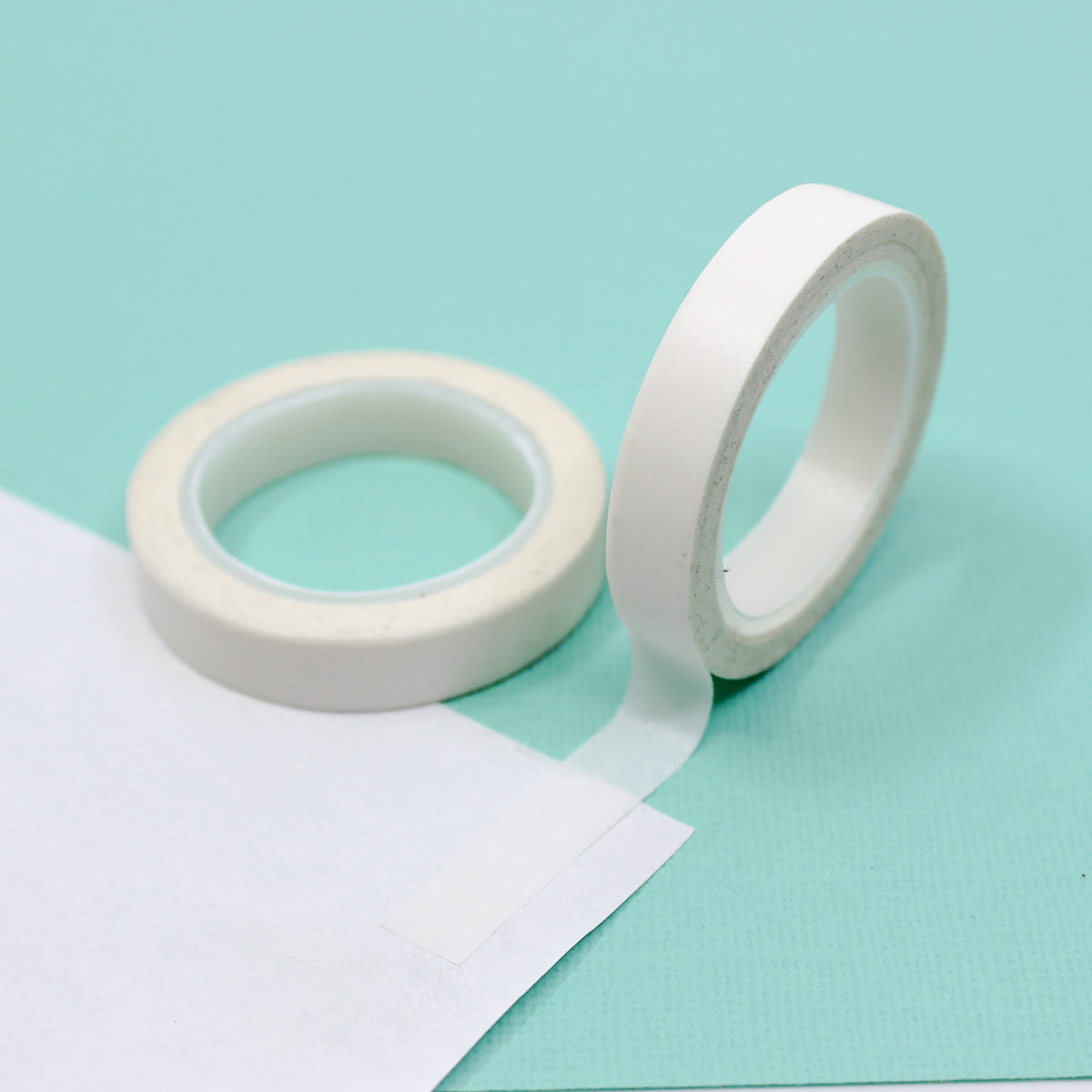 07MM Thin Solid White Washi