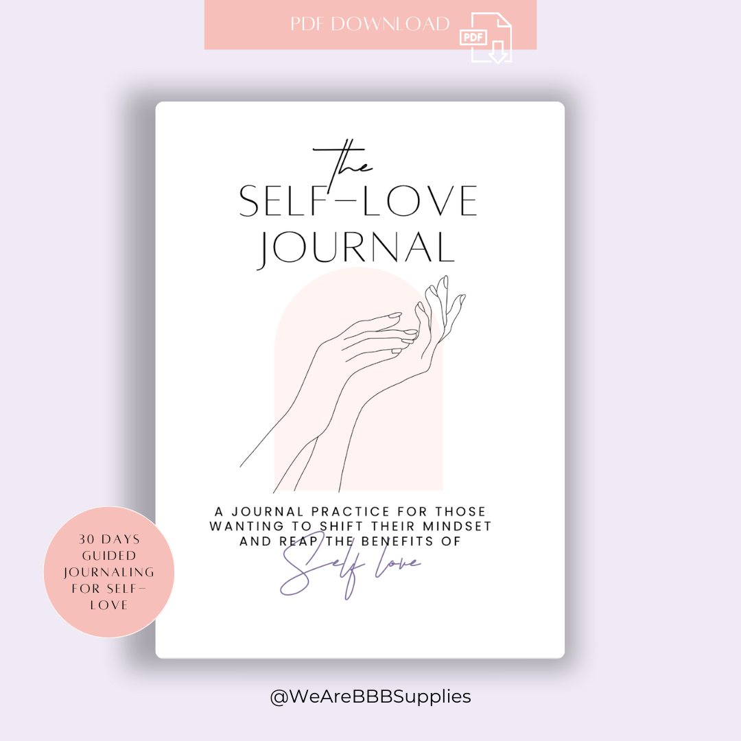 This printable journaling guide offers a 30-day journey to self-love through thoughtful prompts and exercises designed to encourage reflection and positivity. Perfect for anyone looking to cultivate a deeper sense of self-compassion and appreciation. Printable is from BBB Supplies Craft Shop.