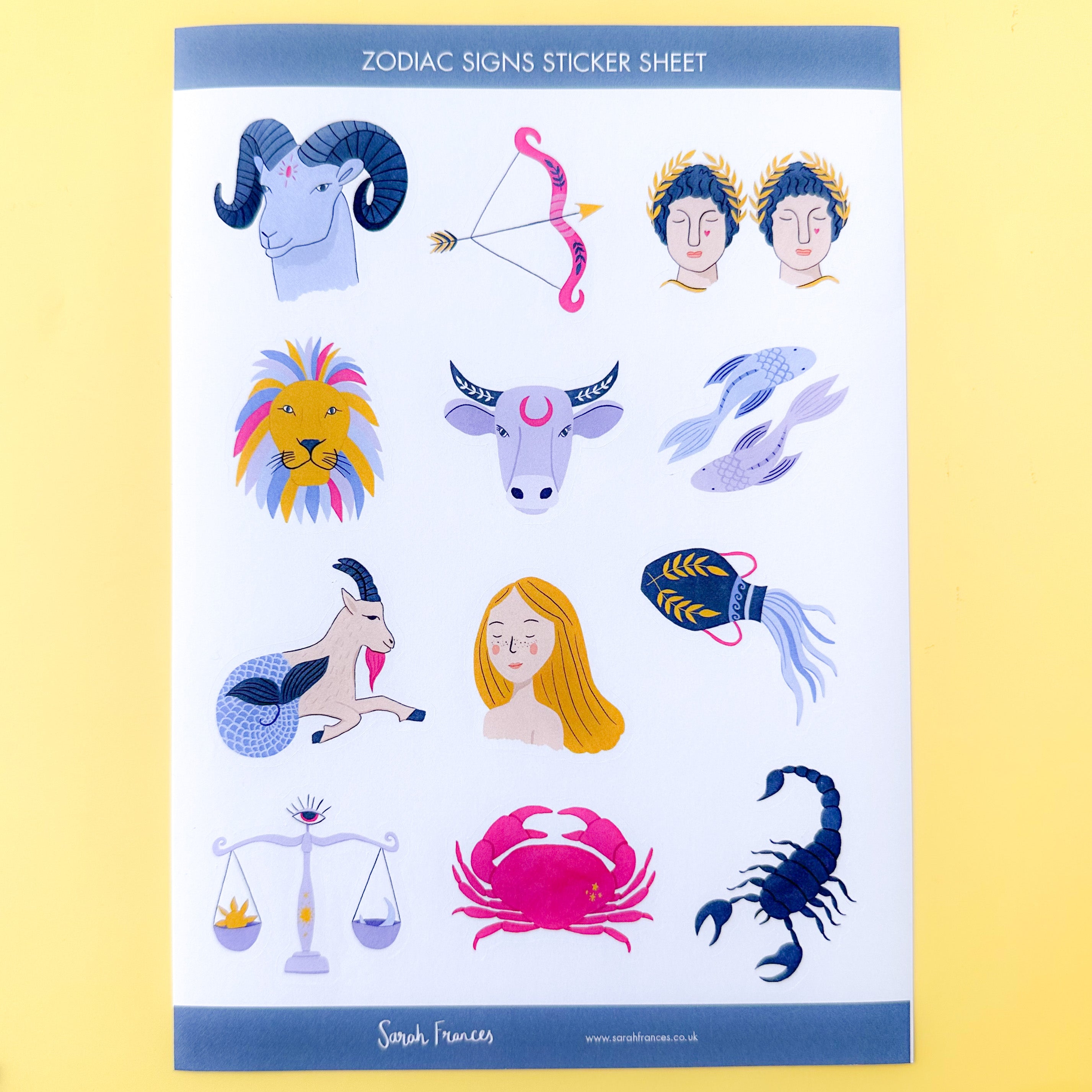 Zodiac Signs Illustrations Stickers