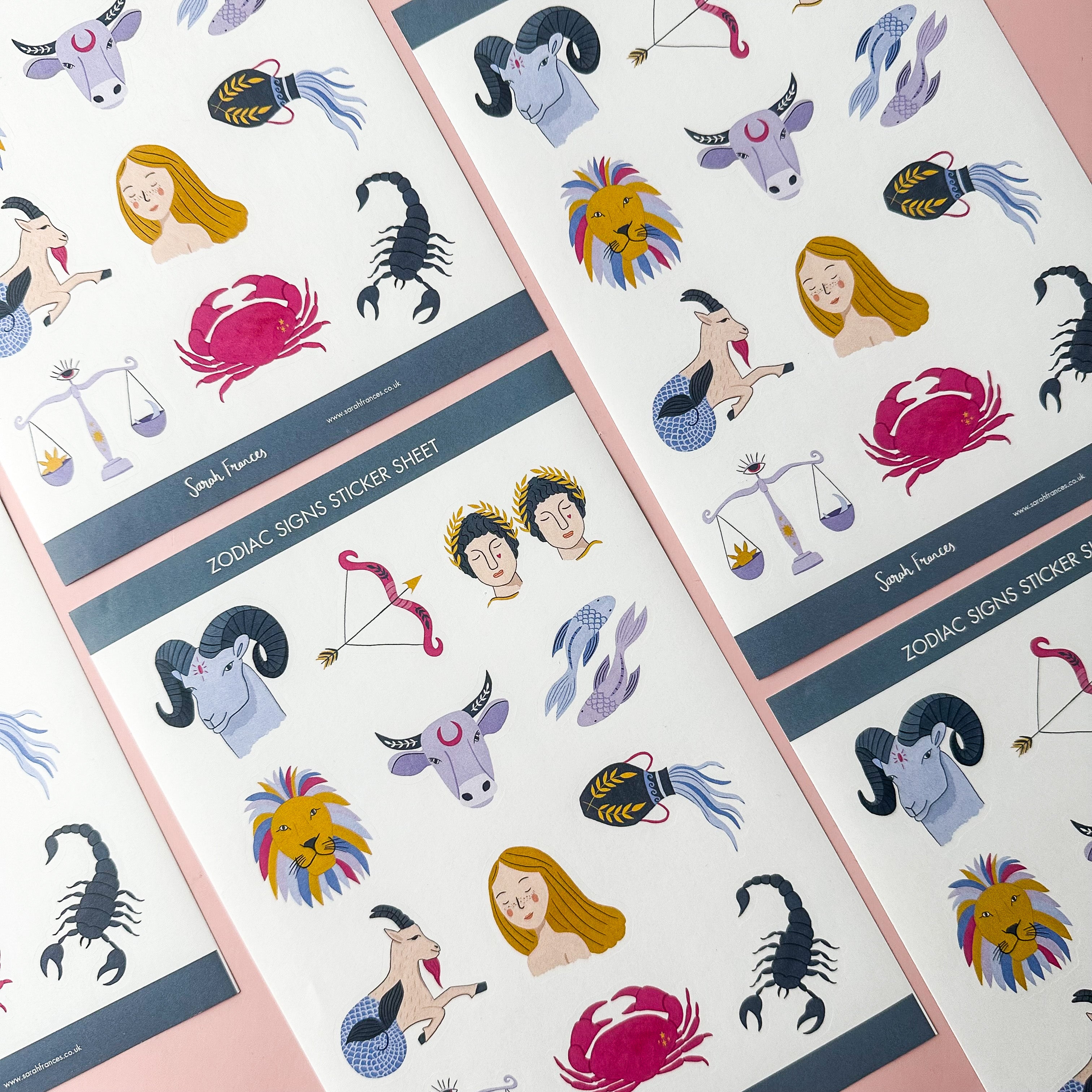 Zodiac Signs Illustrations Stickers