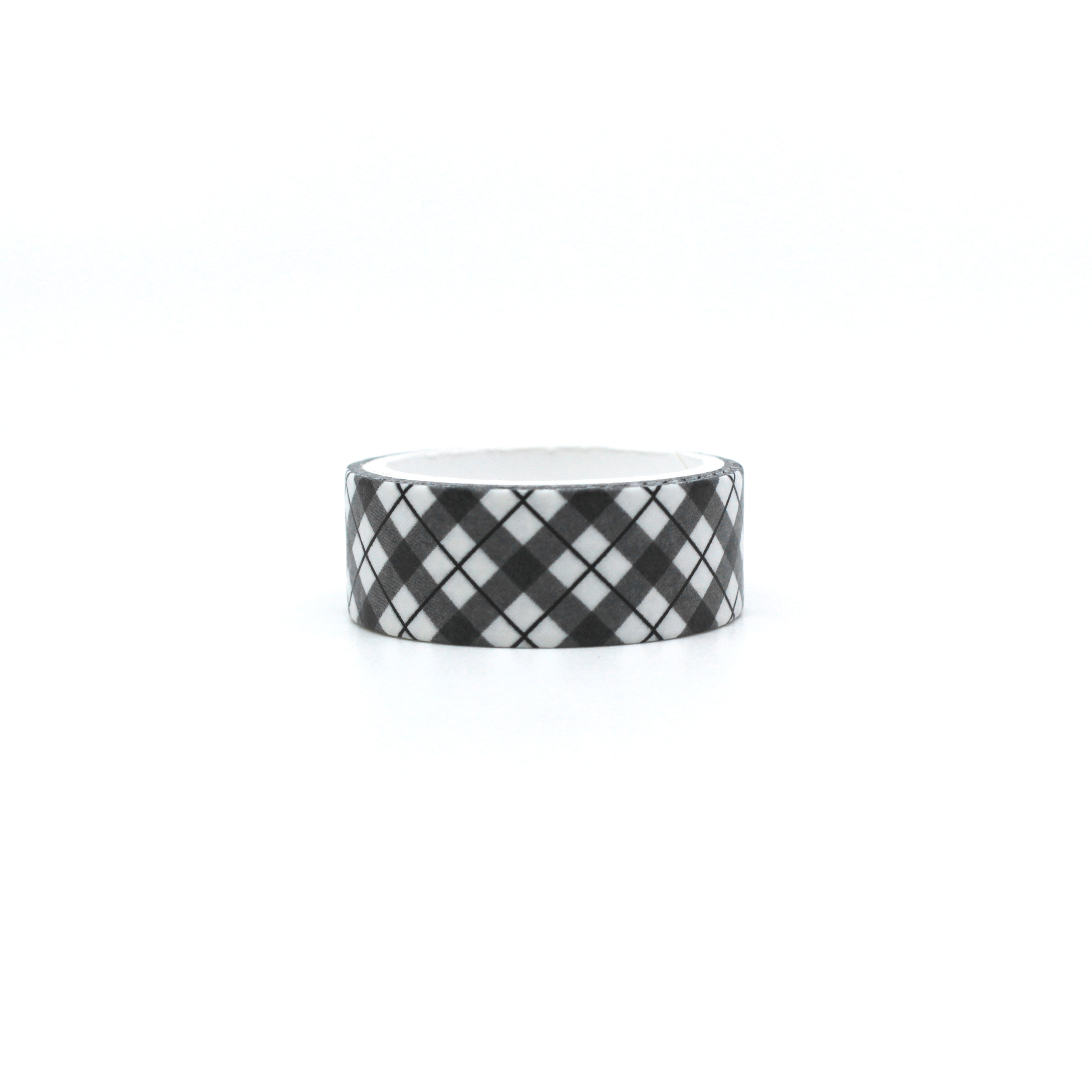 Black & White Lattice Plaid Washi