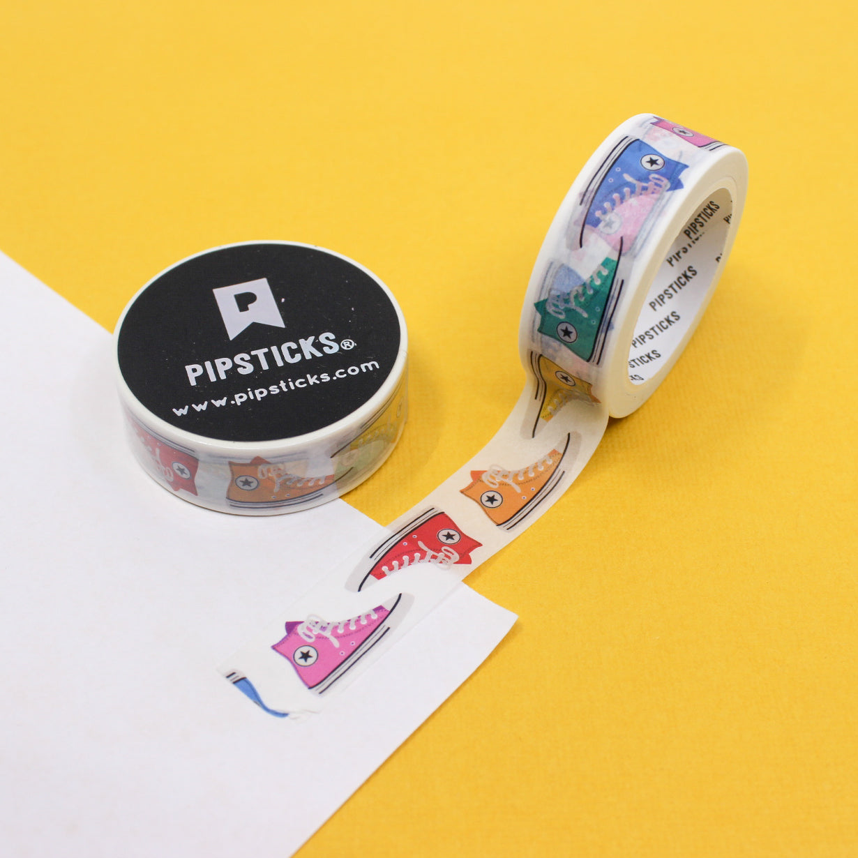 Whether you're a sneakerhead or just love the fun old-school vibe, this Converse Hightop Shoe washi tape brings personality and style to all your creative projects.