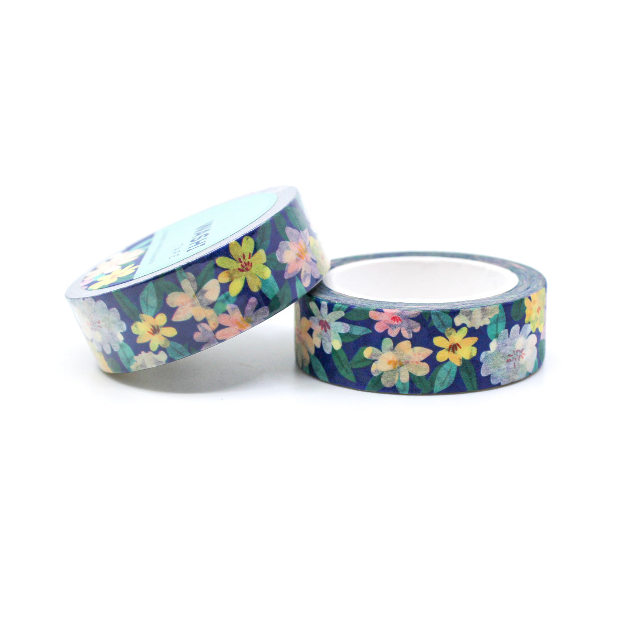 Embrace the beauty of dusk with our evening blooms floral washi tape, featuring a captivating design of delicate flowers blooming under the soft glow of the evening sky. This tape is designed by Girl of All Work and sold at BBB Supplies Craft Shop.