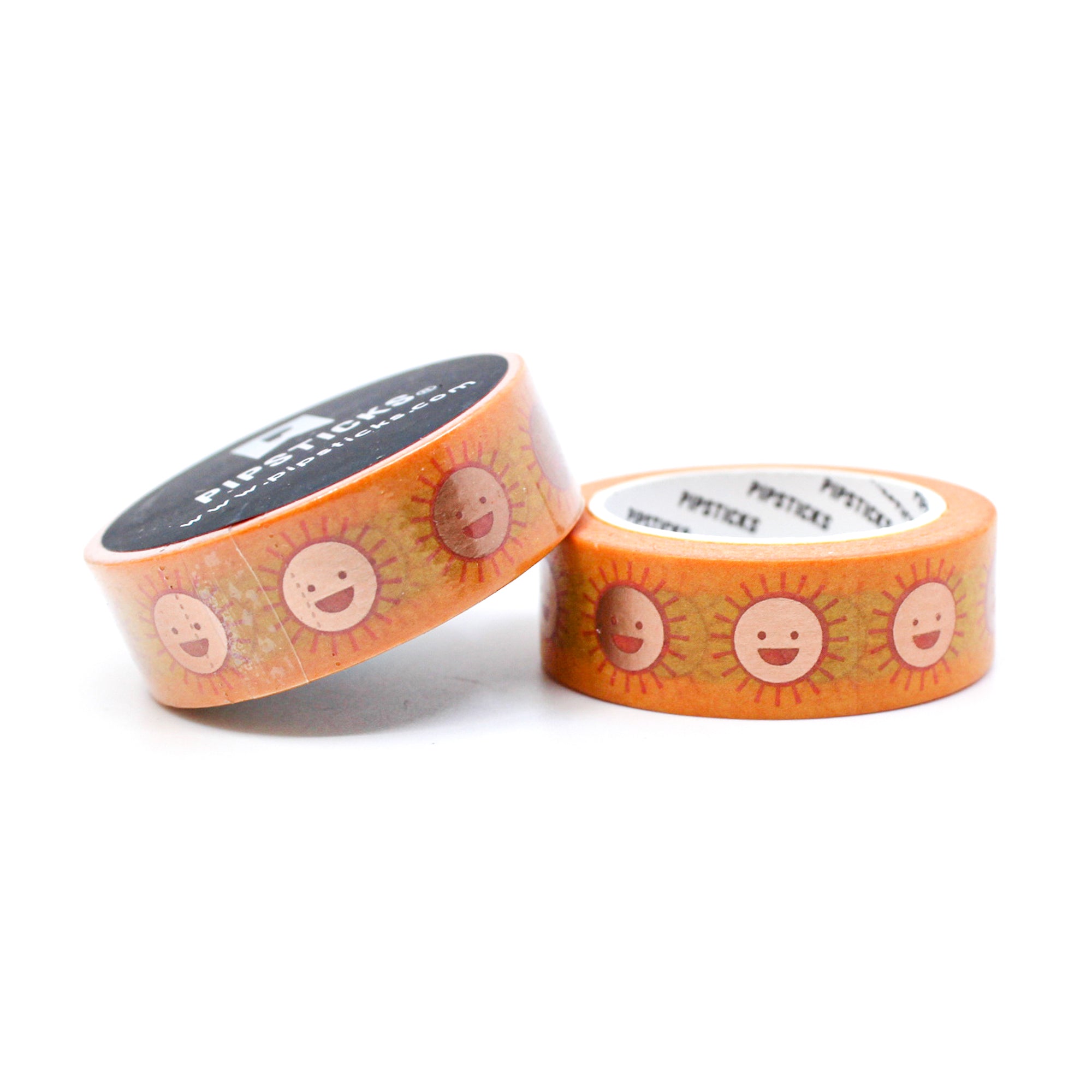 Add a radiant touch to your crafts with our smiling sun foil washi tape, featuring a delightful design of a beaming sun in shining foil, bringing warmth and happiness to your projects. This tape is designed by pipsticks and sold at BBB Supplies Craft Shop.