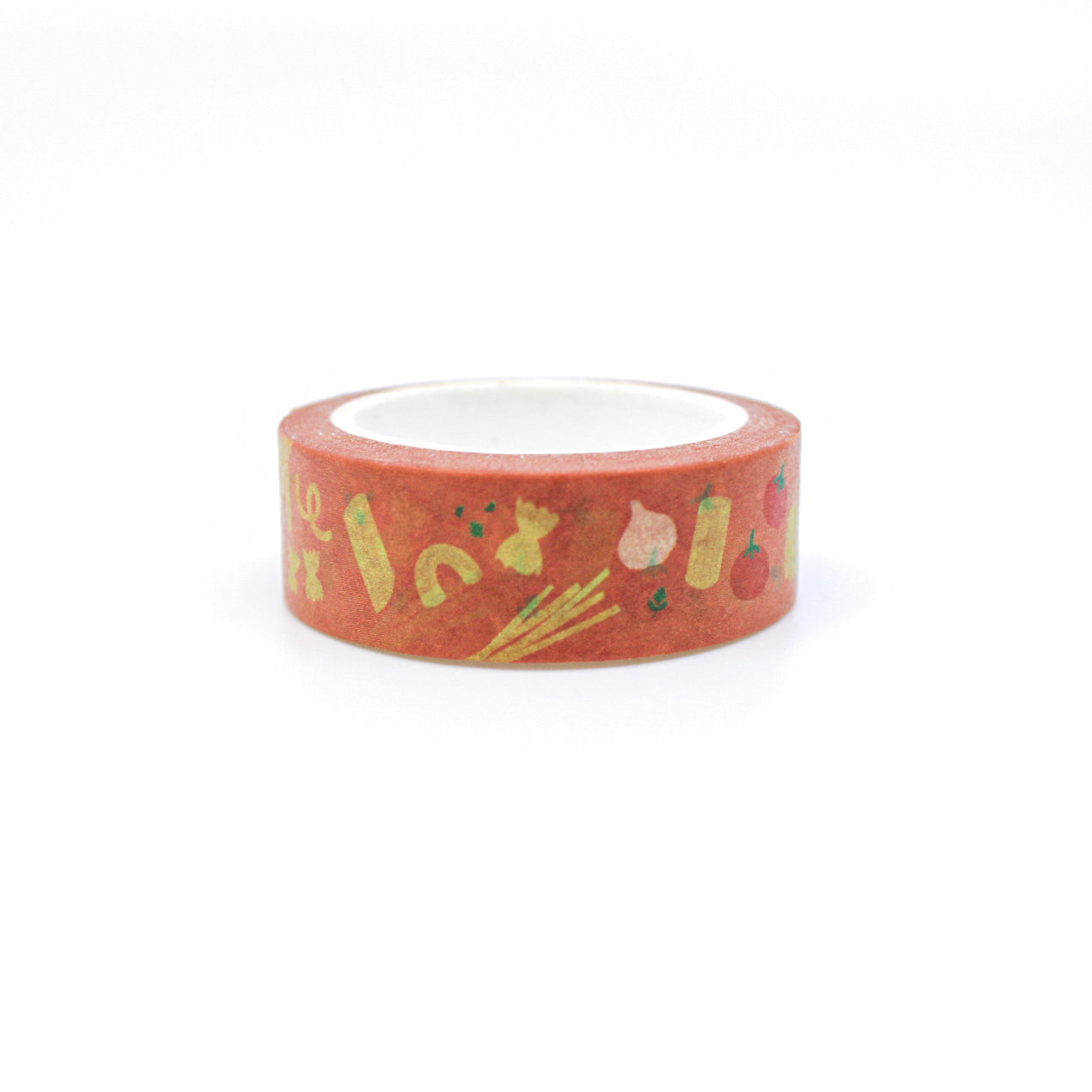 Elevate your crafts with our Pasta Washi Tape, adorned with delightful pasta illustrations. Ideal for adding a touch of culinary charm to your projects, perfect for food lovers and Italian cuisine enthusiasts. This tape is designed by Girl of All Work and sold at BBB Supplies Craft Shop.