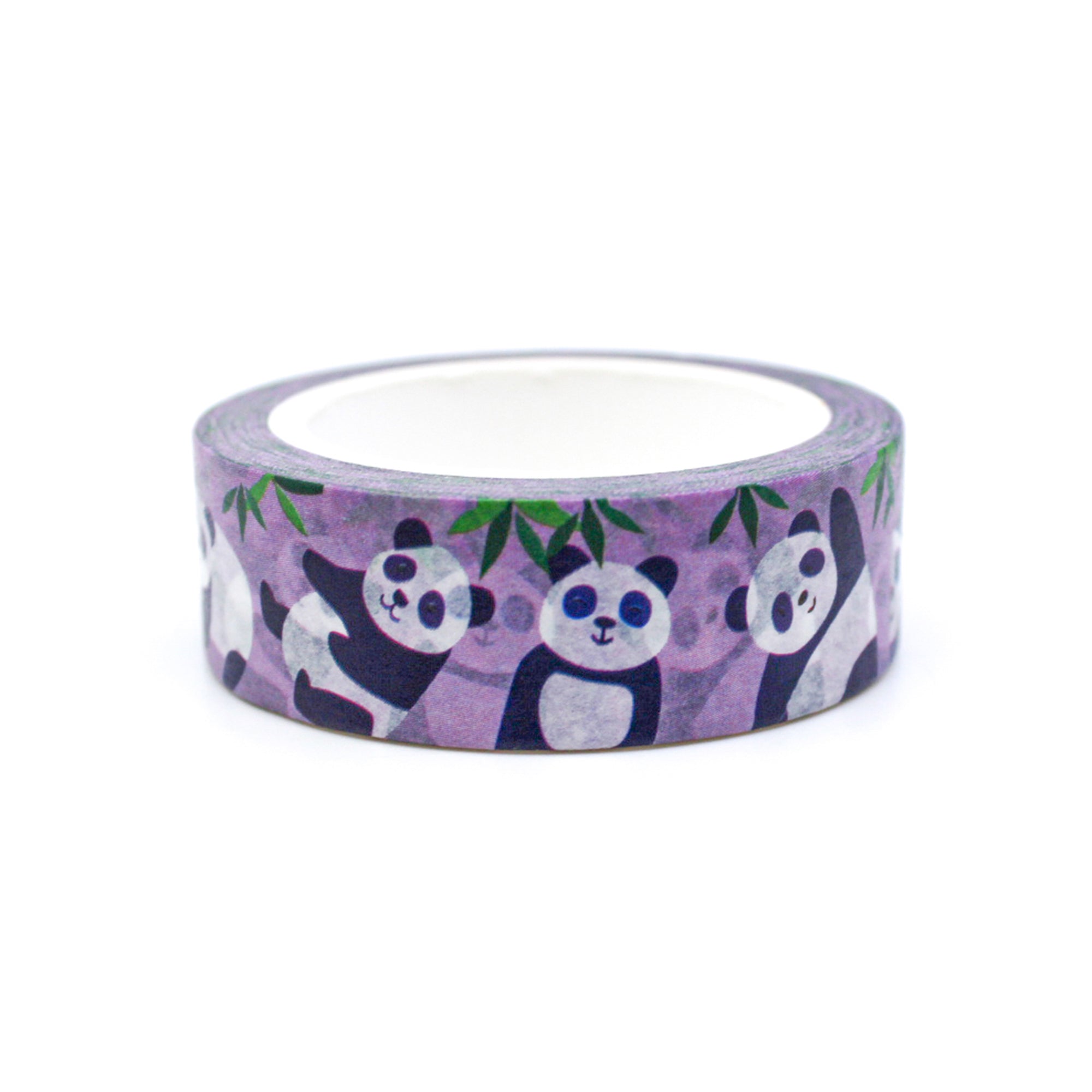 Elevate your crafts with our Purple Panda Bear Washi Tape, featuring adorable panda bear illustrations in shades of purple. Ideal for adding a cute and colorful touch to your projects. This tape from Girl of All Work is sold at BBB Supplies Craft Shop.