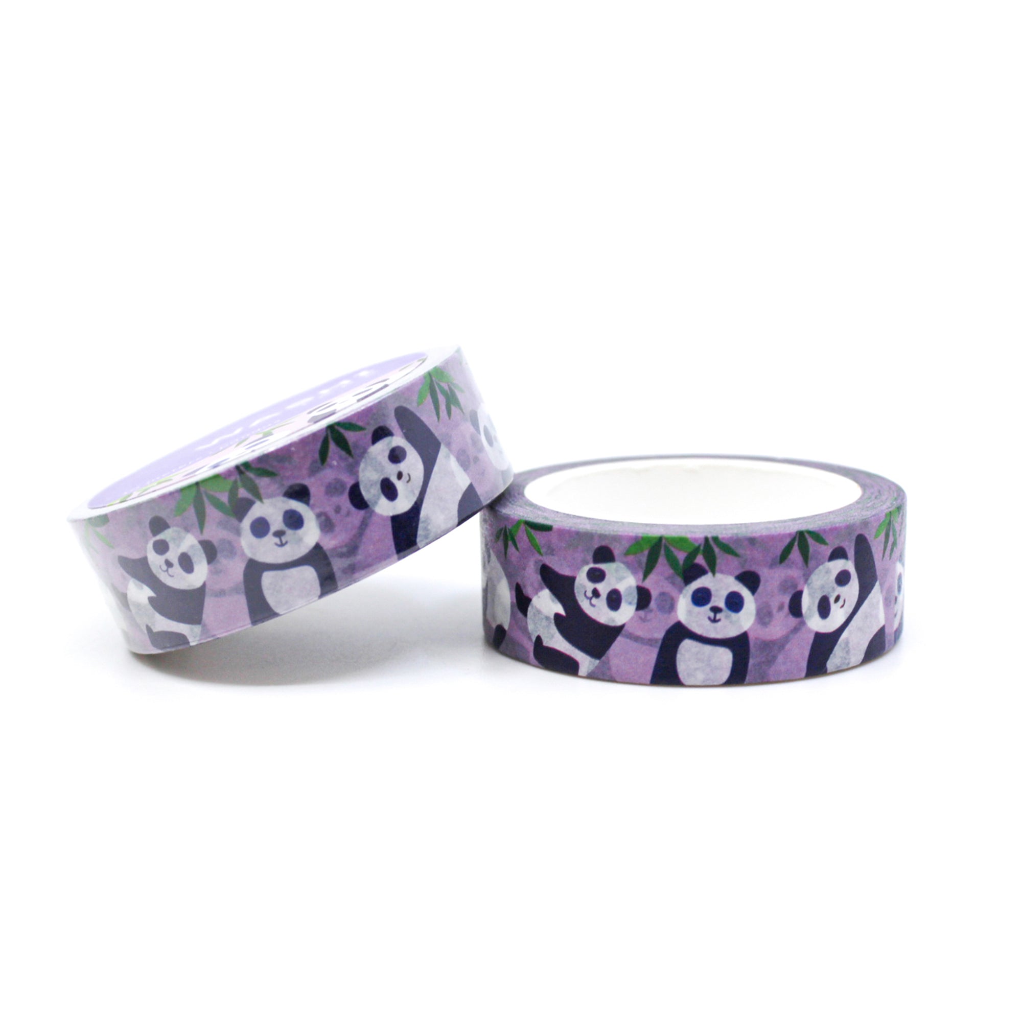 Elevate your crafts with our Purple Panda Bear Washi Tape, featuring adorable panda bear illustrations in shades of purple. Ideal for adding a cute and colorful touch to your projects. This tape from Girl of All Work is sold at BBB Supplies Craft Shop.