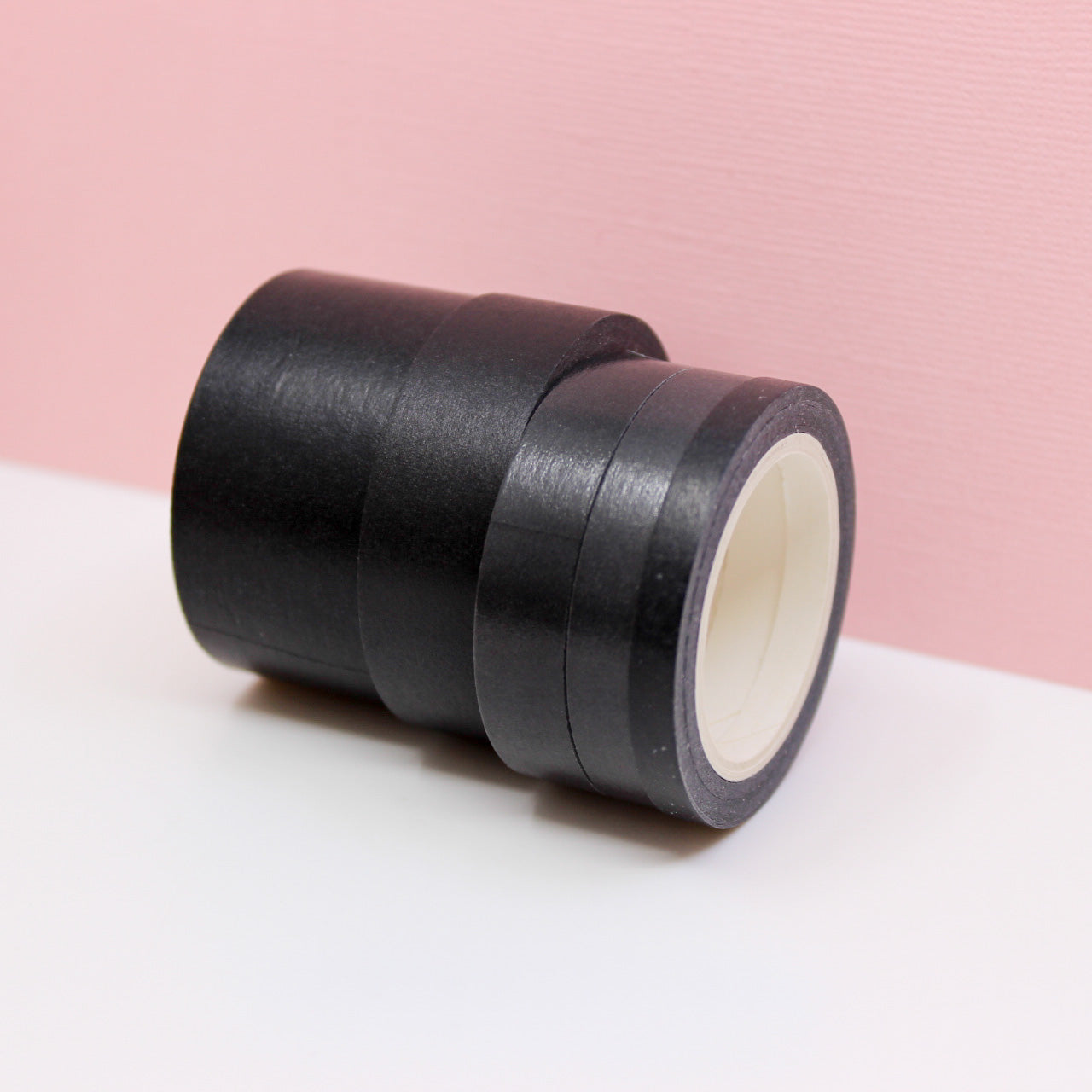 Enhance your crafts with our solid black washi tape, featuring a sleek and versatile design in a classic black hue, perfect for adding depth and contrast to your projects. This tape is sold at BBB Supplies Craft Shop.