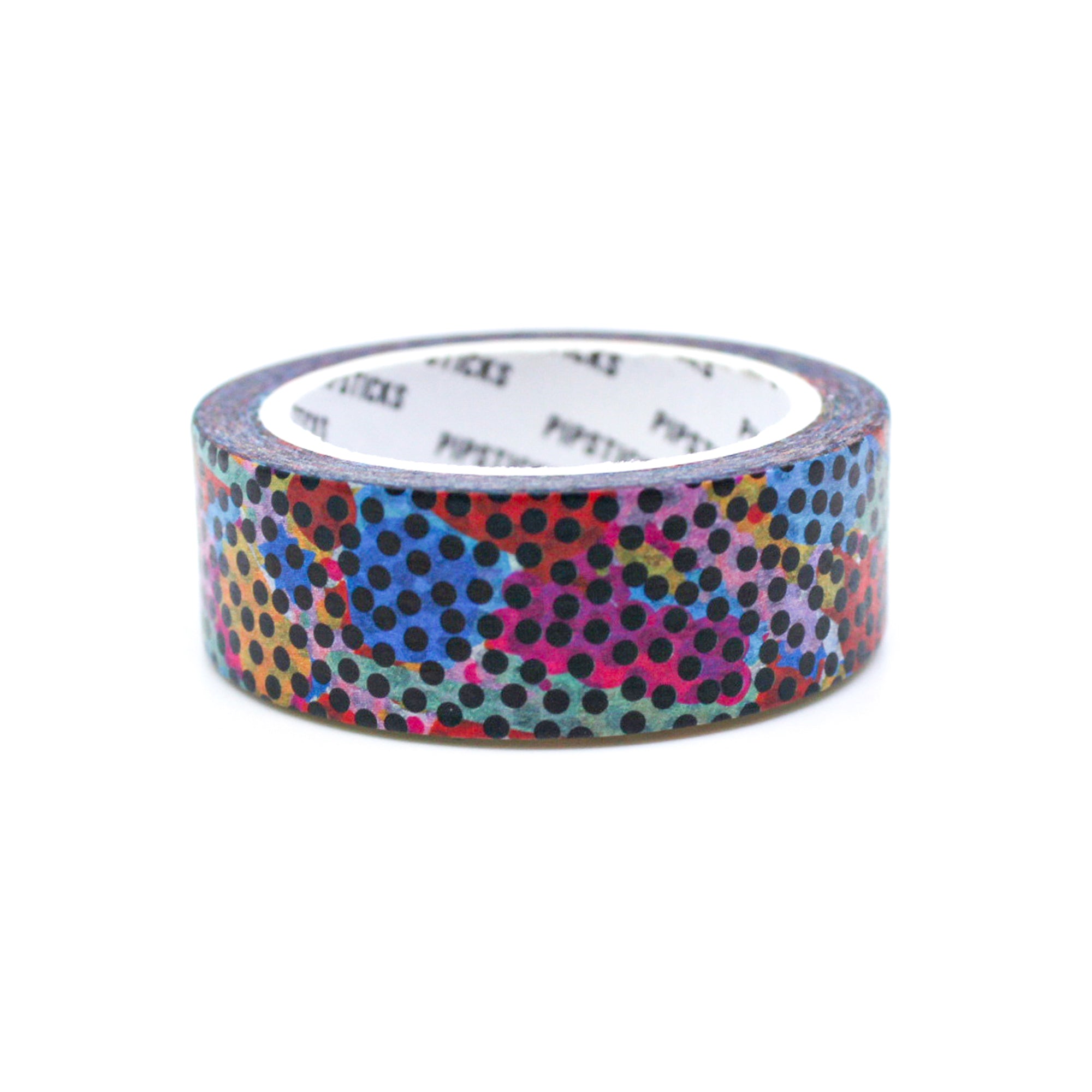 This Spot in the Dark Washi Tape is a funky and eclectic tape that brings a playful burst of color to your crafting projects.  This tape is designed by Pipsticks and sold at BBB Supplies Craft Shop.