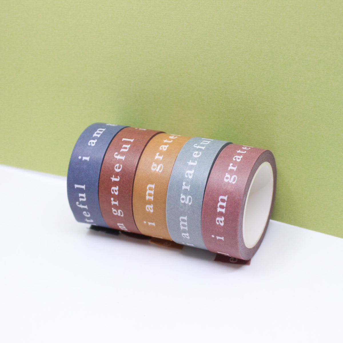 Basic Solid Color Grid Washi Tape - Versatile Craft Tape & Decorative Tape  for Crafts