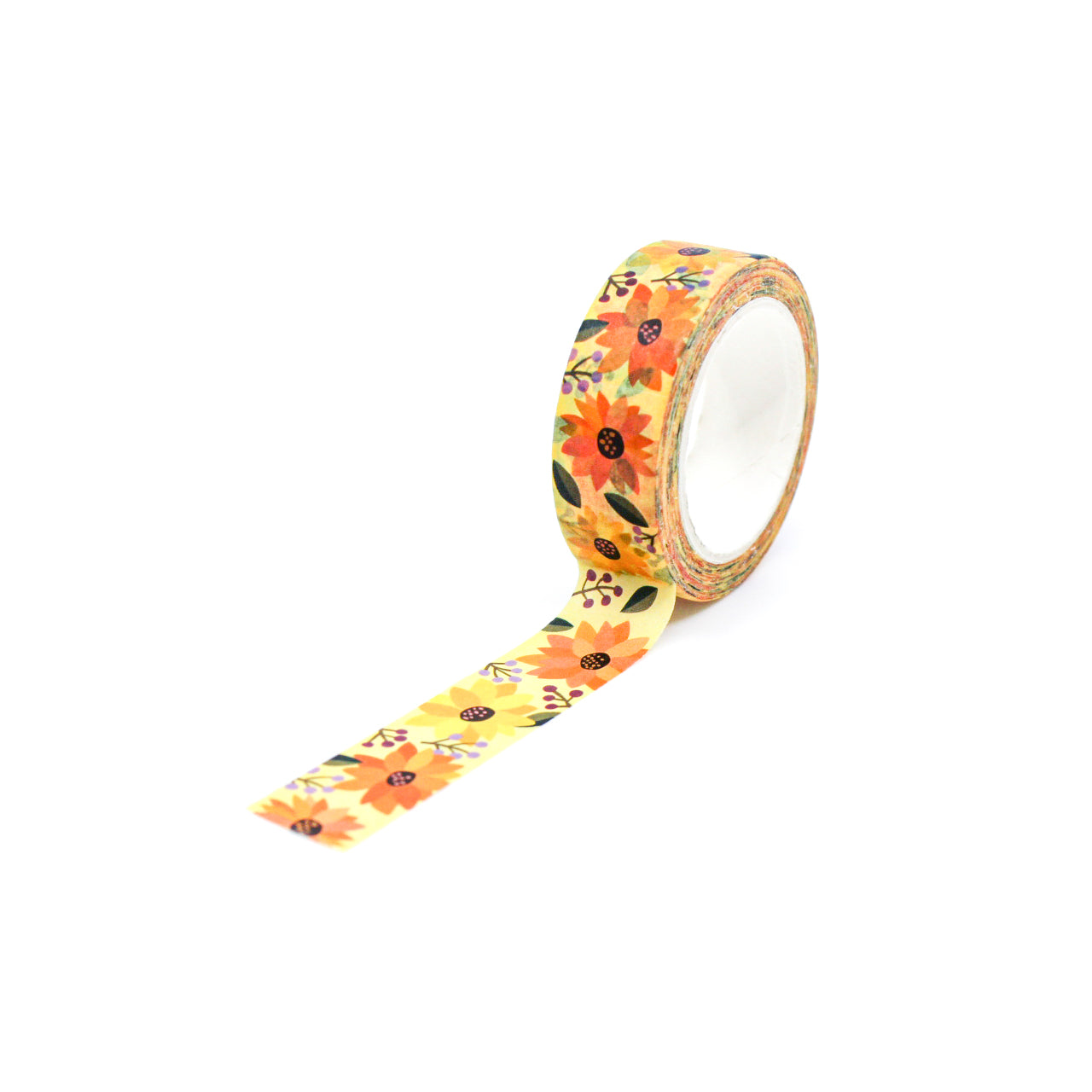 Elevate your projects with our captivating sunflower washi tape, showcasing graceful sunflower motifs in a cheerful and uplifting design, evoking the warmth and positivity of sunny days. This tape is designed by Girl of All Work and sold at BBB Supplies Craft Shop.