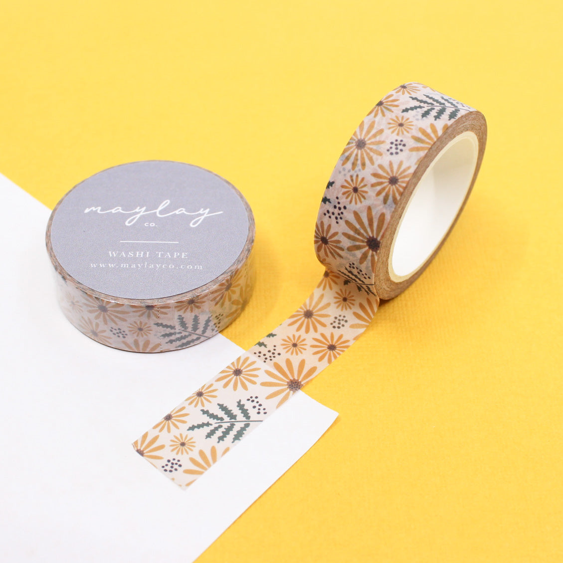 Country Heart Washi Tape With Gold Foil - XOXO Birdie