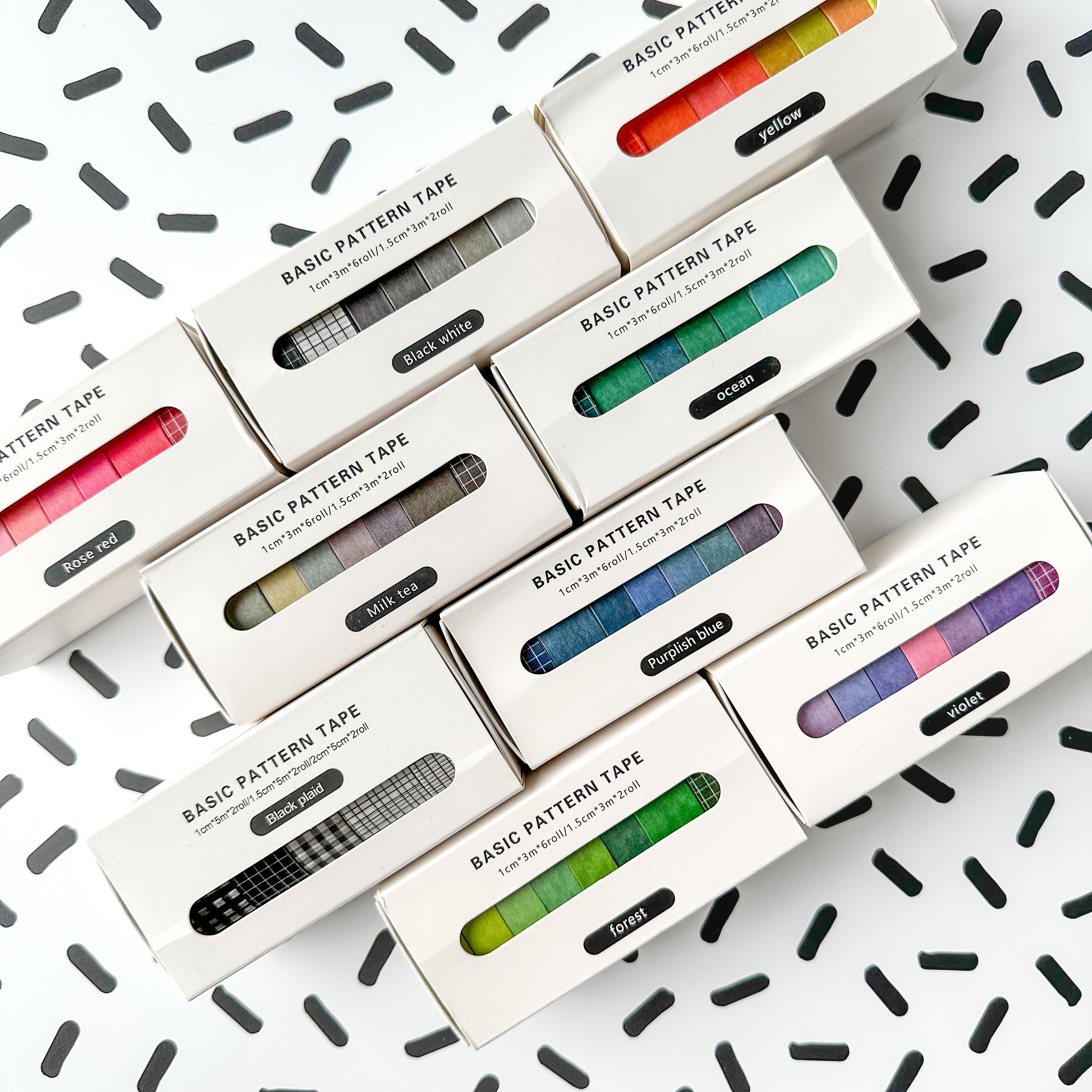 Color Coordinated Washi Tape Journaling Sets