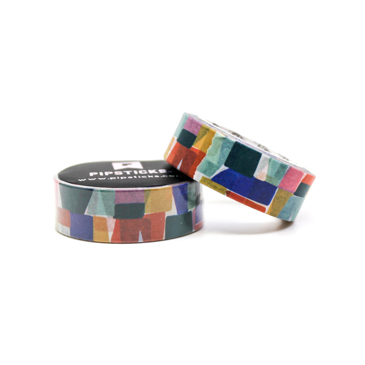 Add a playful touch to your projects with this vibrant washi tape featuring a colorful, abstract cube pattern, perfect for planners, scrapbooks, and creative journaling. This tape is from Pipsticks and sold at BBB Supplies Craft Shop.