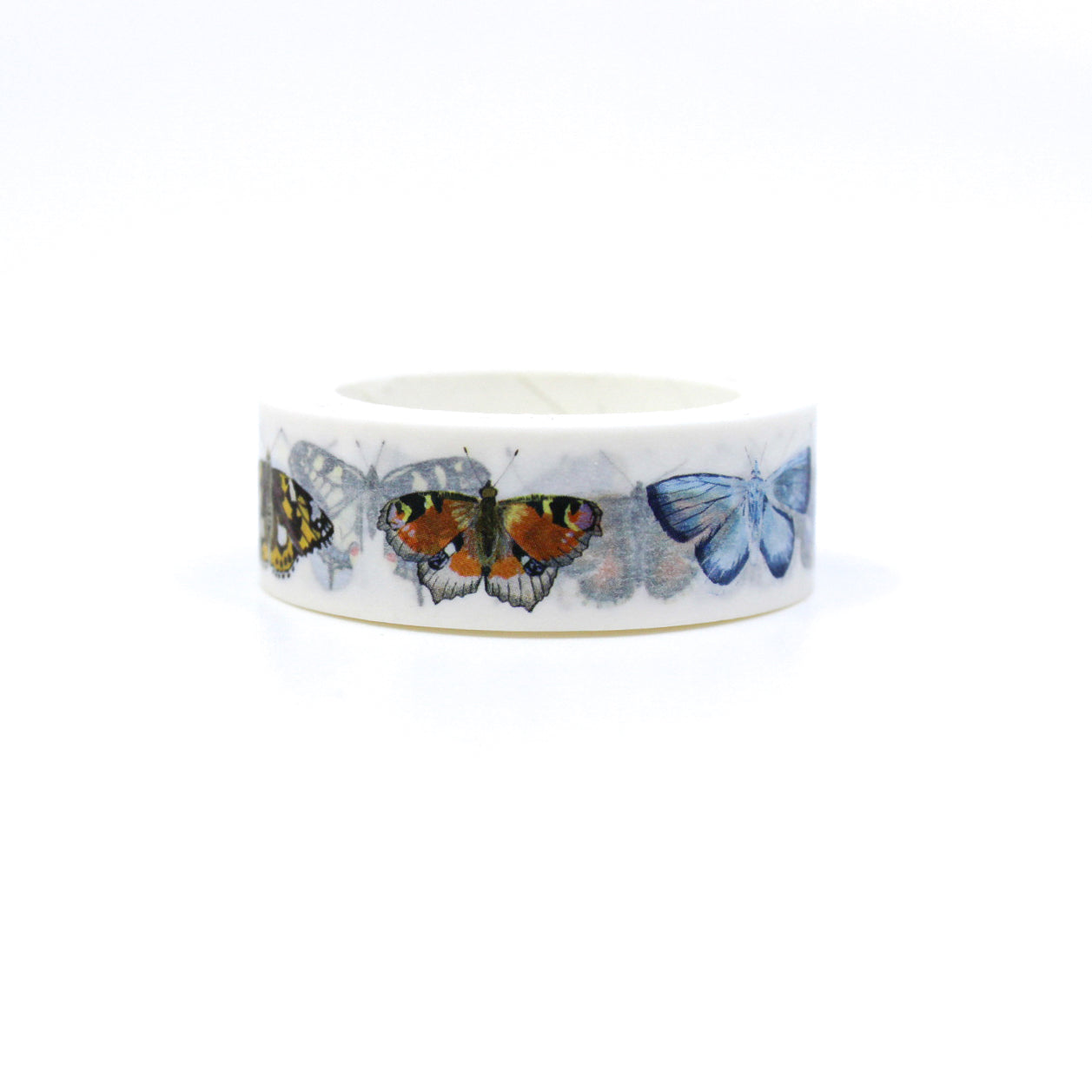 Celebrate the grace of British butterflies with our British Butterfly Washi Tape, featuring delicate illustrations of native butterfly species. Ideal for adding a touch of natural beauty and elegance to your projects. This tape is designed by Sarah Francis and sold at BBB Supplies Craft Shop.