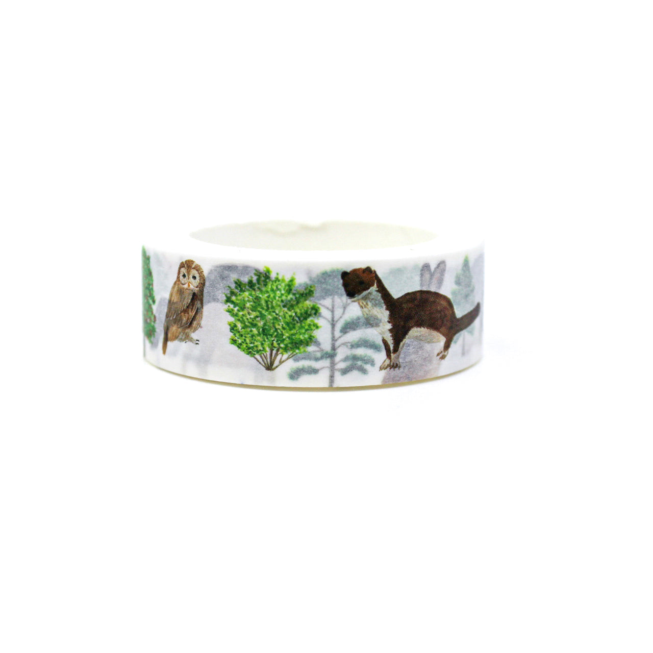 Embrace the charm of British woodland creatures with our British Wild Animal Woodland Creatures Washi Tape, adorned with delightful illustrations of native animals. Ideal for adding a touch of woodland wonder to your projects. This tape is designed by Sarah Francis and sold at BBB Supplies Craft Shop.