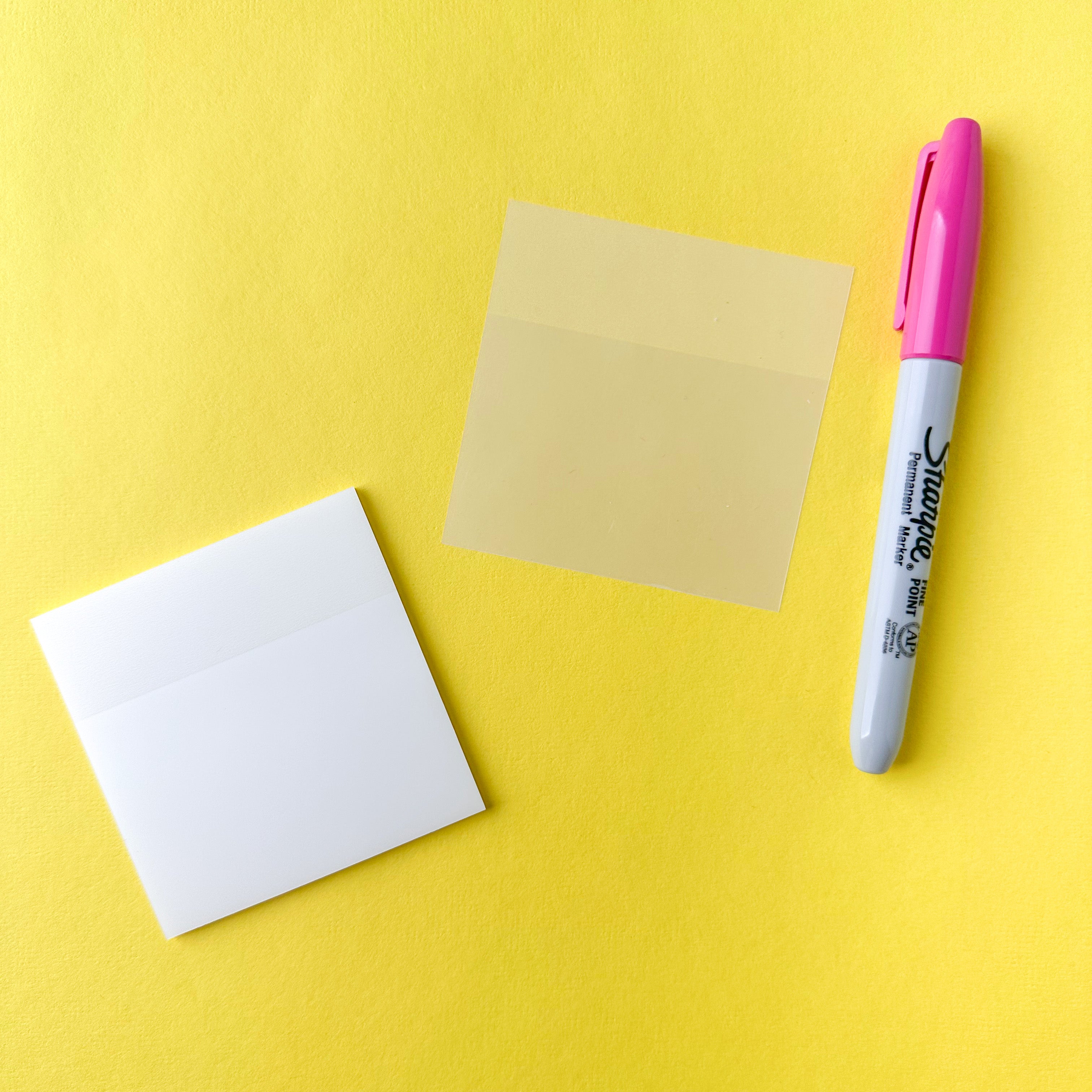 Stay organized and add a touch of creativity to your work with our Transparent Sticky Notes. They're the perfect solution for when you need to leave a mark without obscuring what's underneath. These sticky notes are sold at BBB Supplies Craft Shop.