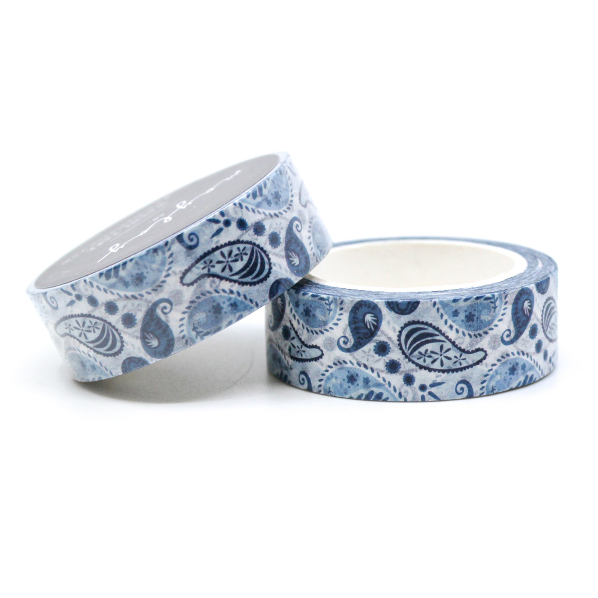 Elevate your crafts with our Embroidery Blue Paisley Washi Tape, featuring a intricate paisley pattern in shades of blue. Ideal for adding a touch of intricate elegance to your projects. This tape is from Maylay Co. and sold at BBB Supplies Craft Shop.