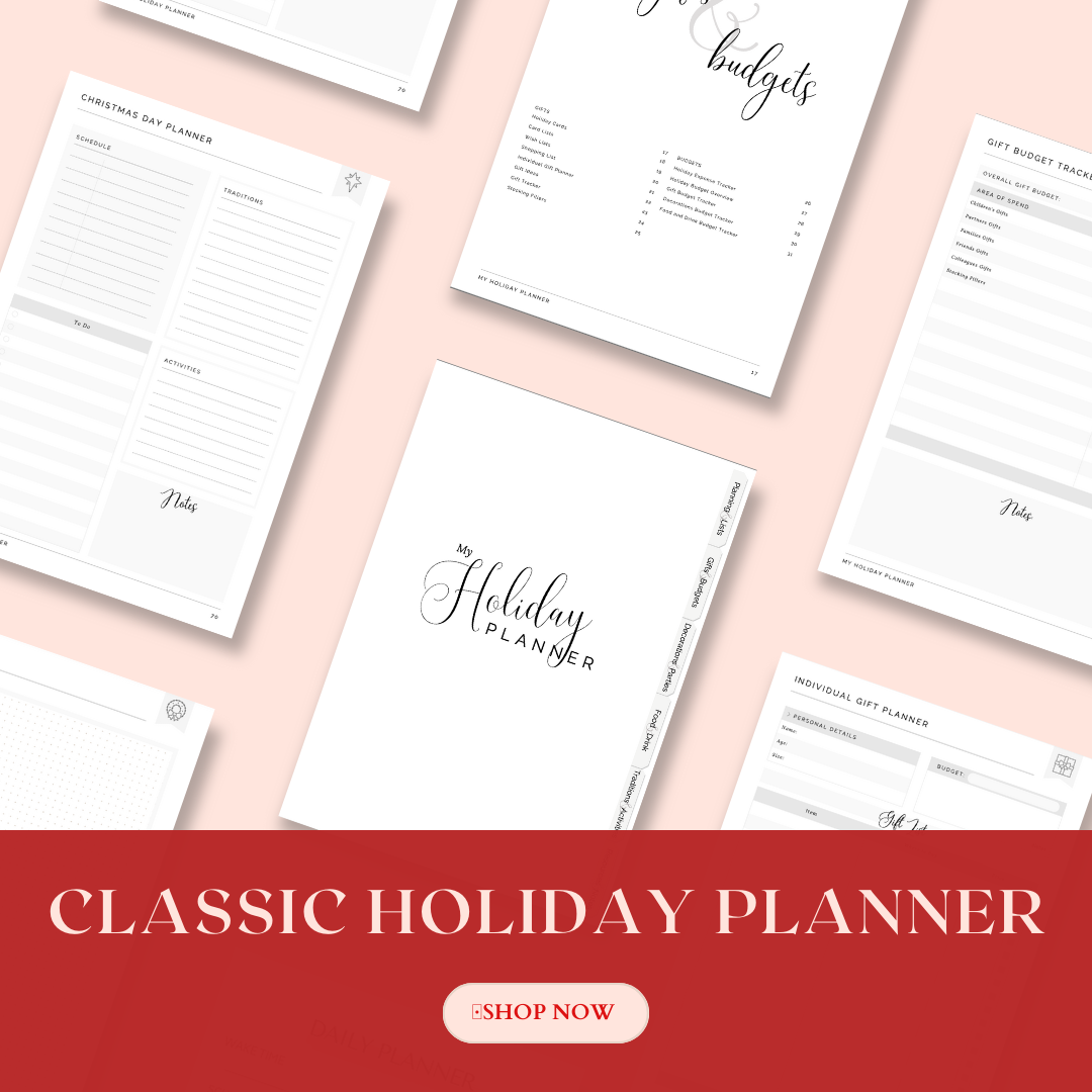 Holiday Budget and Planner