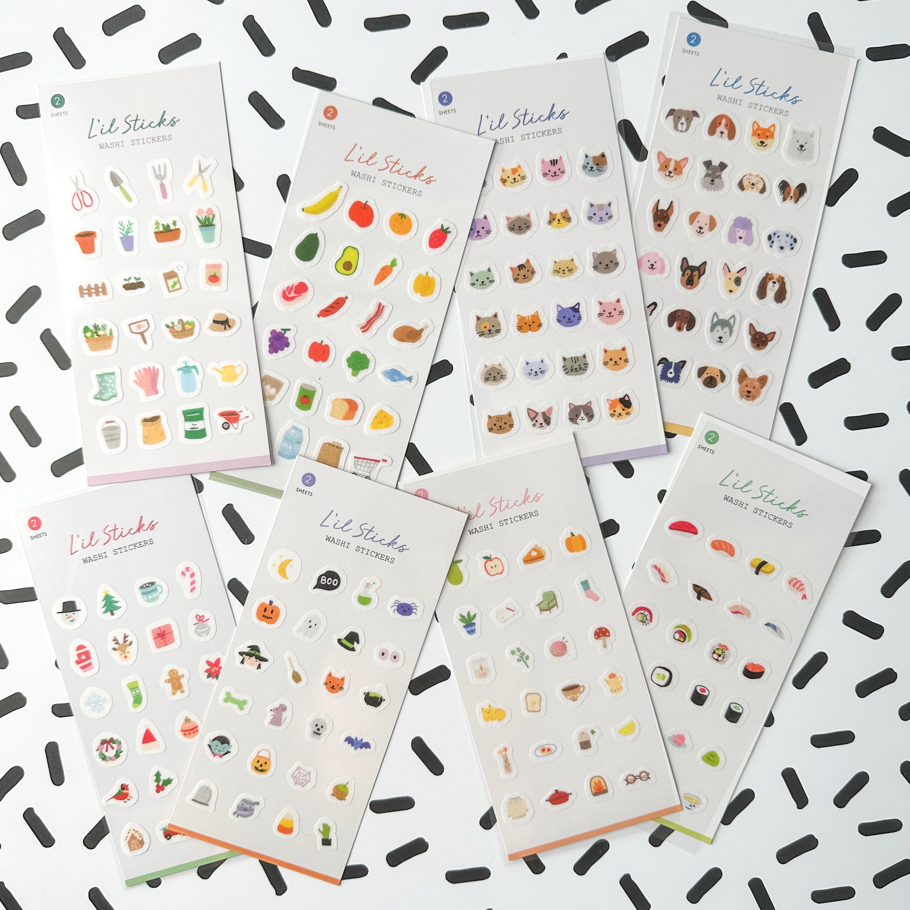 These stickers are carefully crafted with intricate details, offering a charming assortment of designs that are ideal for planning, marking important events, or adding decorative touches to your pages. These are from Girl of all Work and sold at BBB Supplies Craft Shop.