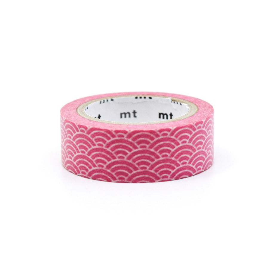 Elevate your projects with our captivating pink fan-shaped washi tape, showcasing charming fan motifs in a soft and sophisticated pink color, evoking a sense of grace and beauty. This tape is made by MT Brand Masking Tape and sold at BBB Supplies Craft Shop.