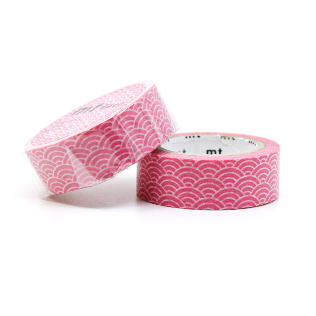 Elevate your projects with our captivating pink fan-shaped washi tape, showcasing charming fan motifs in a soft and sophisticated pink color, evoking a sense of grace and beauty. This tape is made by MT Brand Masking Tape and sold at BBB Supplies Craft Shop.