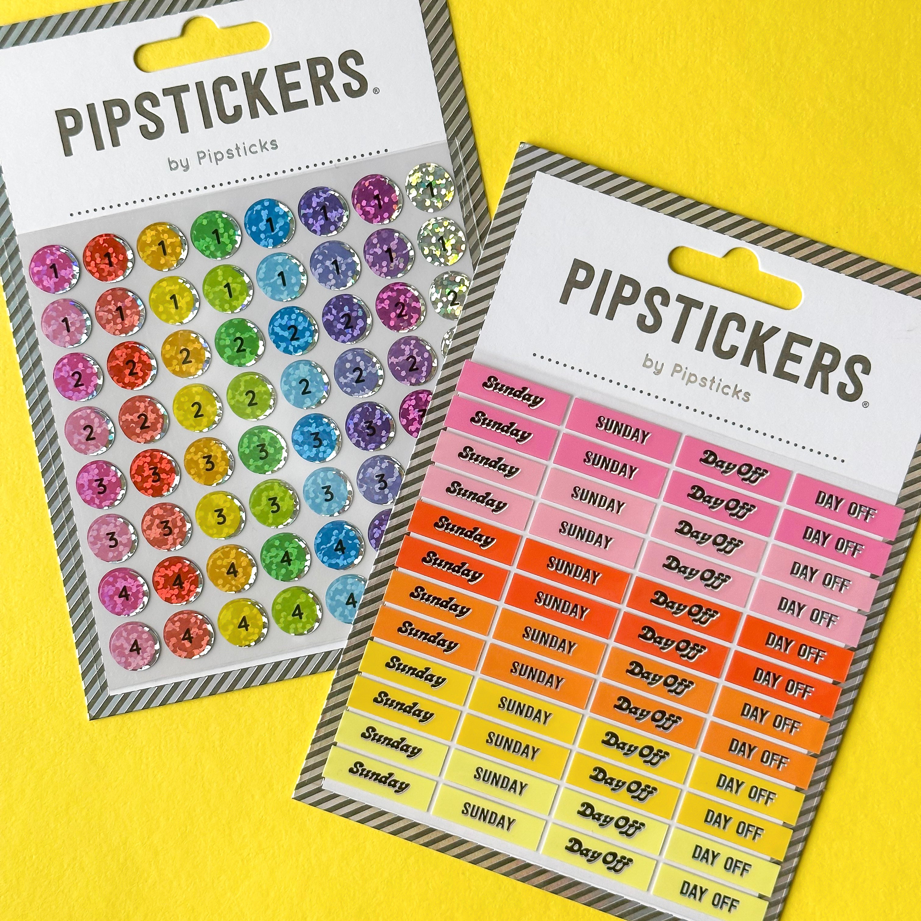 Stay organized with our small planner stickers, designed to note important dates and events, perfect for adding reminders and markers in your planner or calendar. These stickers are designed by Pipsticks and sold at BBB Supplies Craft shop.