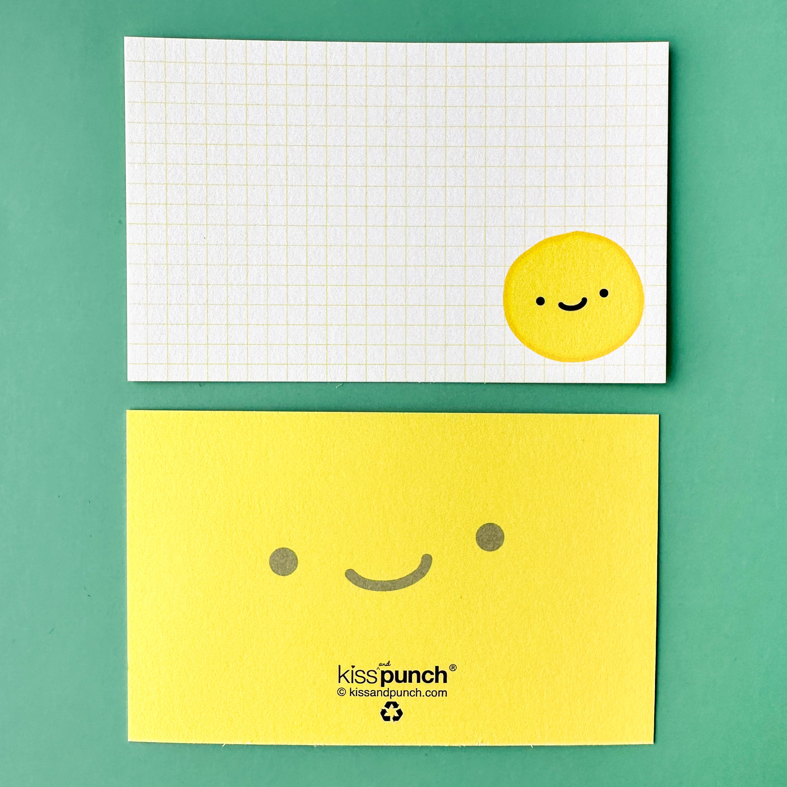 Mini Smiley Face Notecards with vibrant smiley designs, perfect for happy notes, thank-you cards, or gift tags. Fun and cheerful stationery for spreading joy.