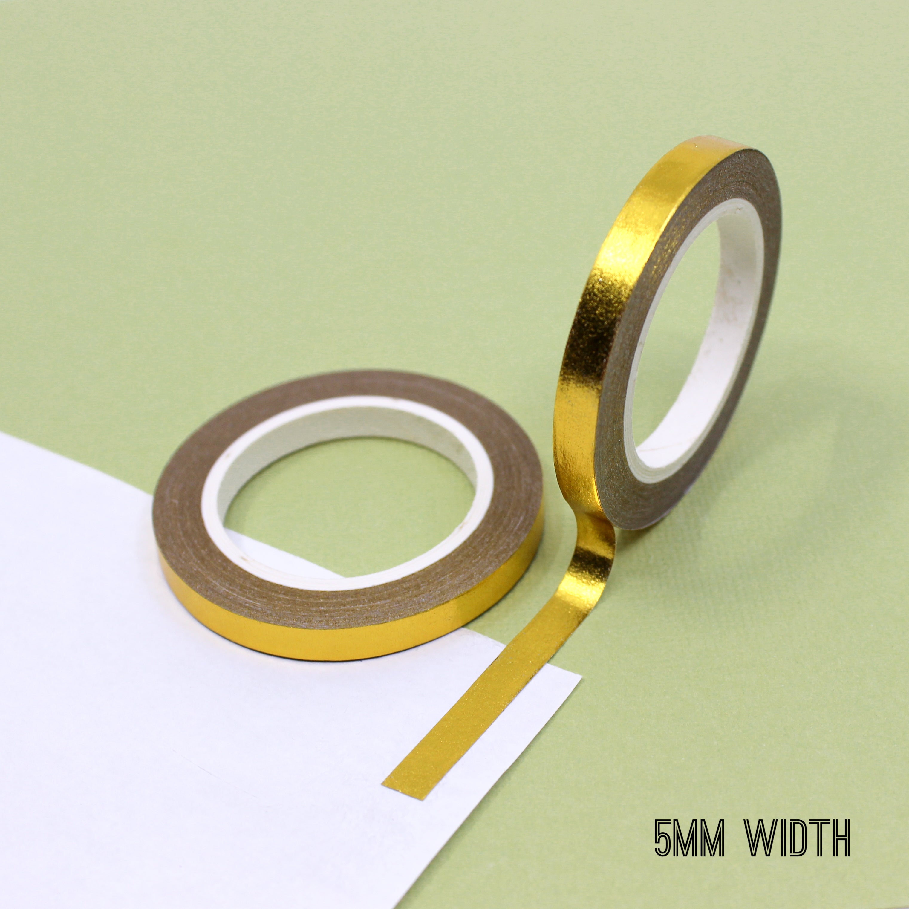Gold Foil Paint Drip Washi Tape
