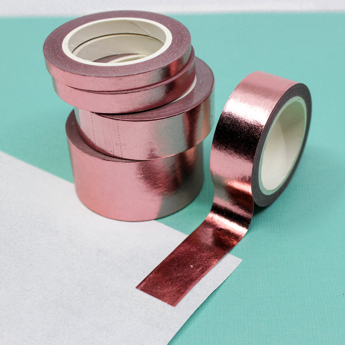 Rose Gold Foil Narrow Crafting Washi Tape Set by Recollections™