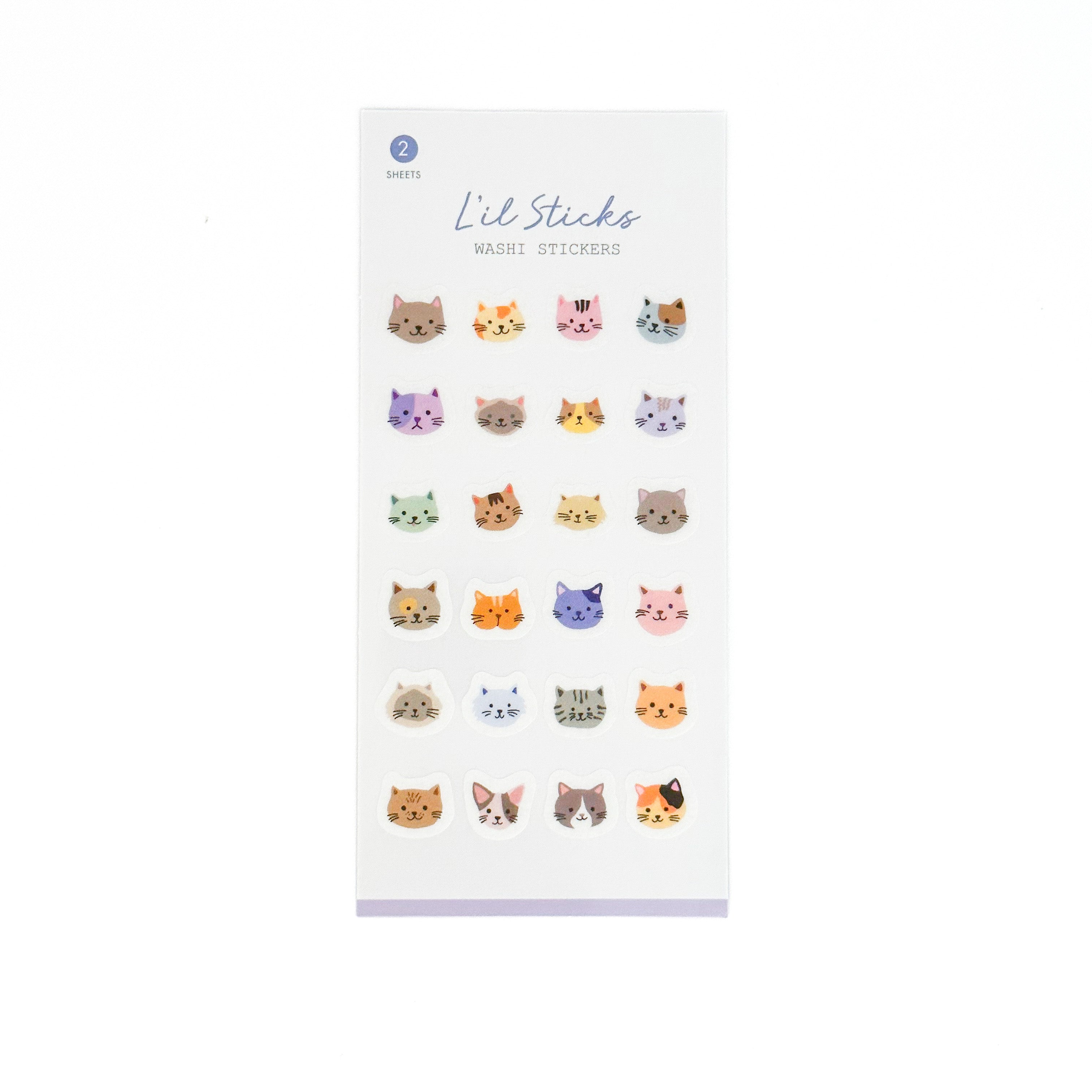 These cat stickers are carefully crafted with intricate details, offering a charming assortment of designs that are ideal for planning, marking important events, or adding decorative touches to your pages. These are from Girl of all Work and sold at BBB Supplies Craft Shop.
