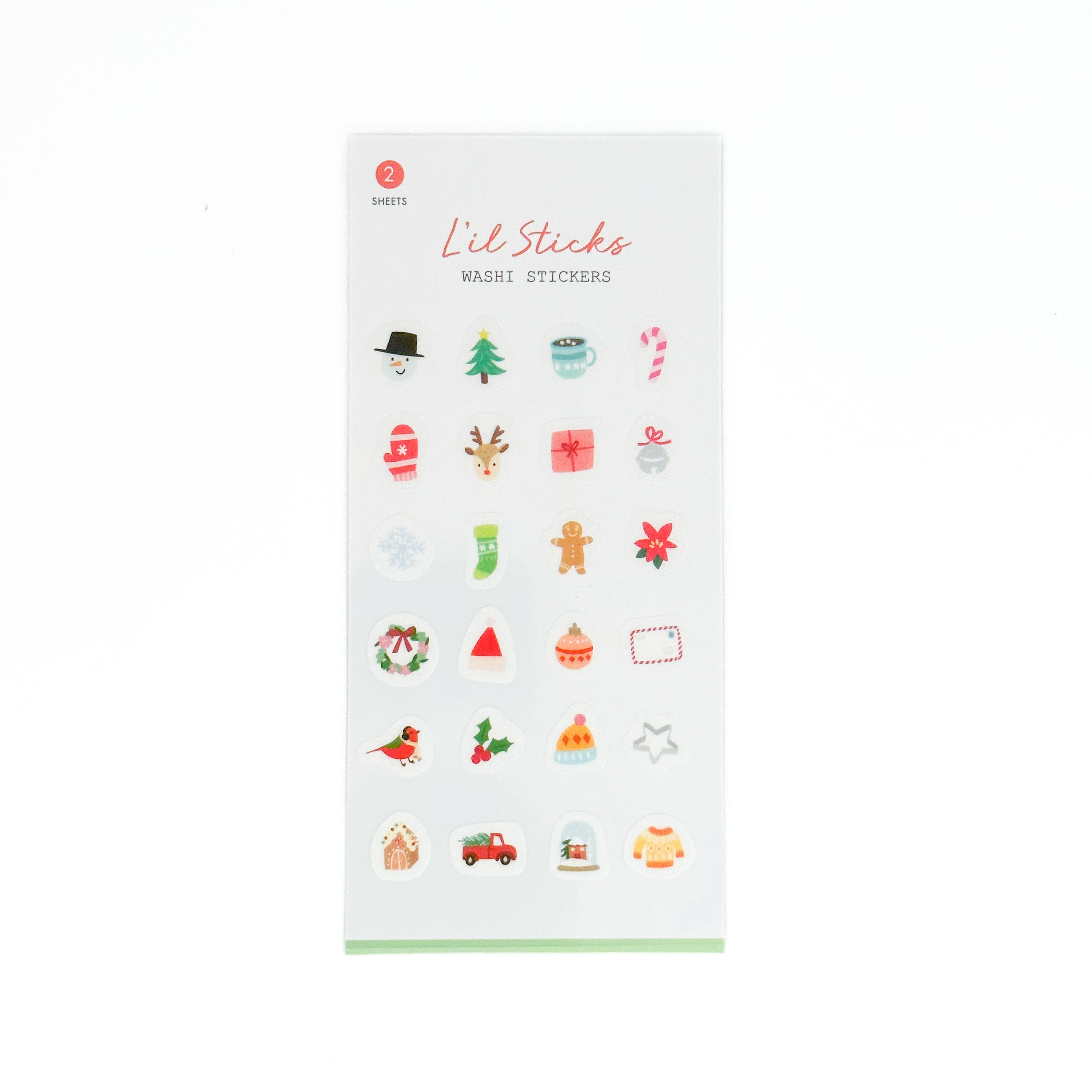 These christmas stickers are carefully crafted with intricate details, offering a charming assortment of designs that are ideal for planning, marking important events, or adding decorative touches to your pages. These are from Girl of all Work and sold at BBB Supplies Craft Shop.