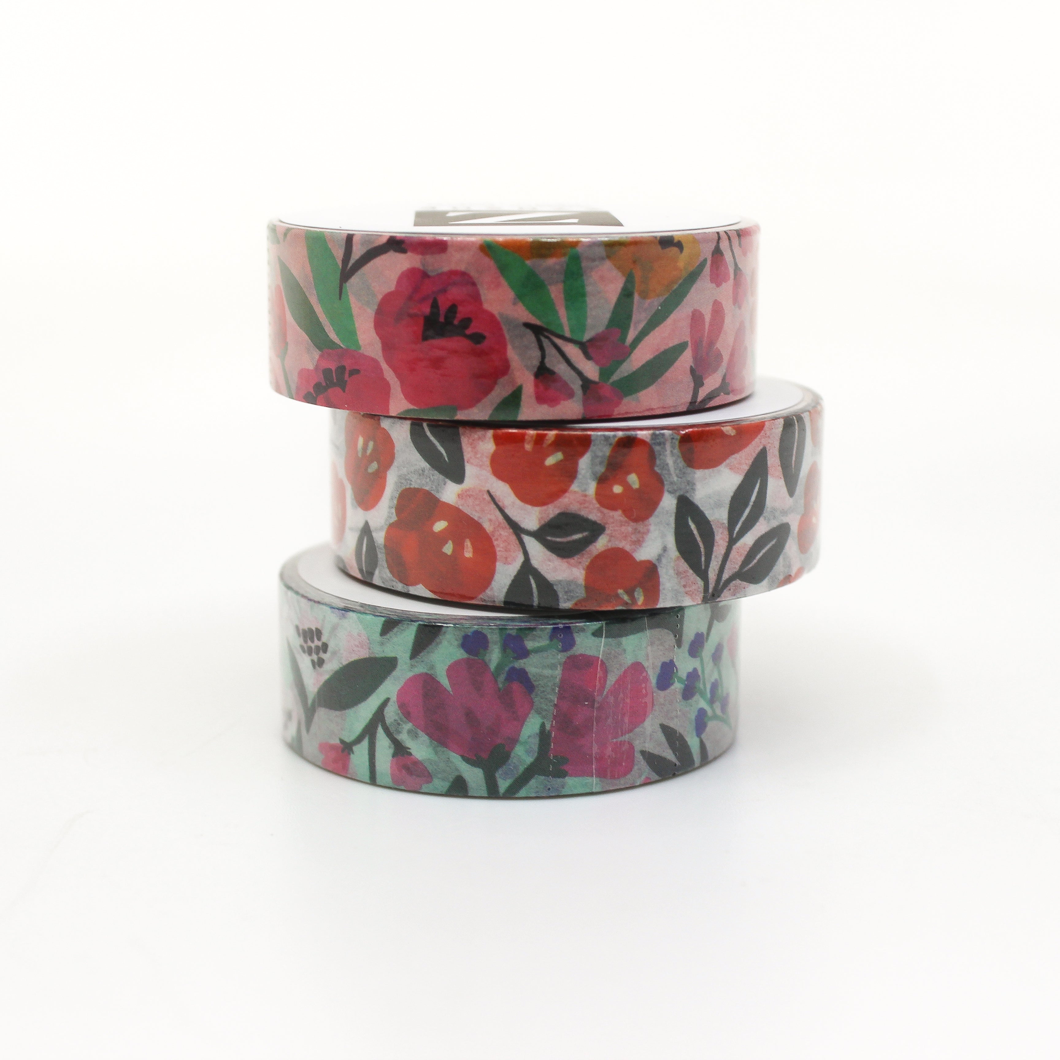 Elegant Floral Collection Washi tapes from Zynshe that is perfect for gift wrap, craft projects or journaling sold at BBB Supplies Craft Shop.