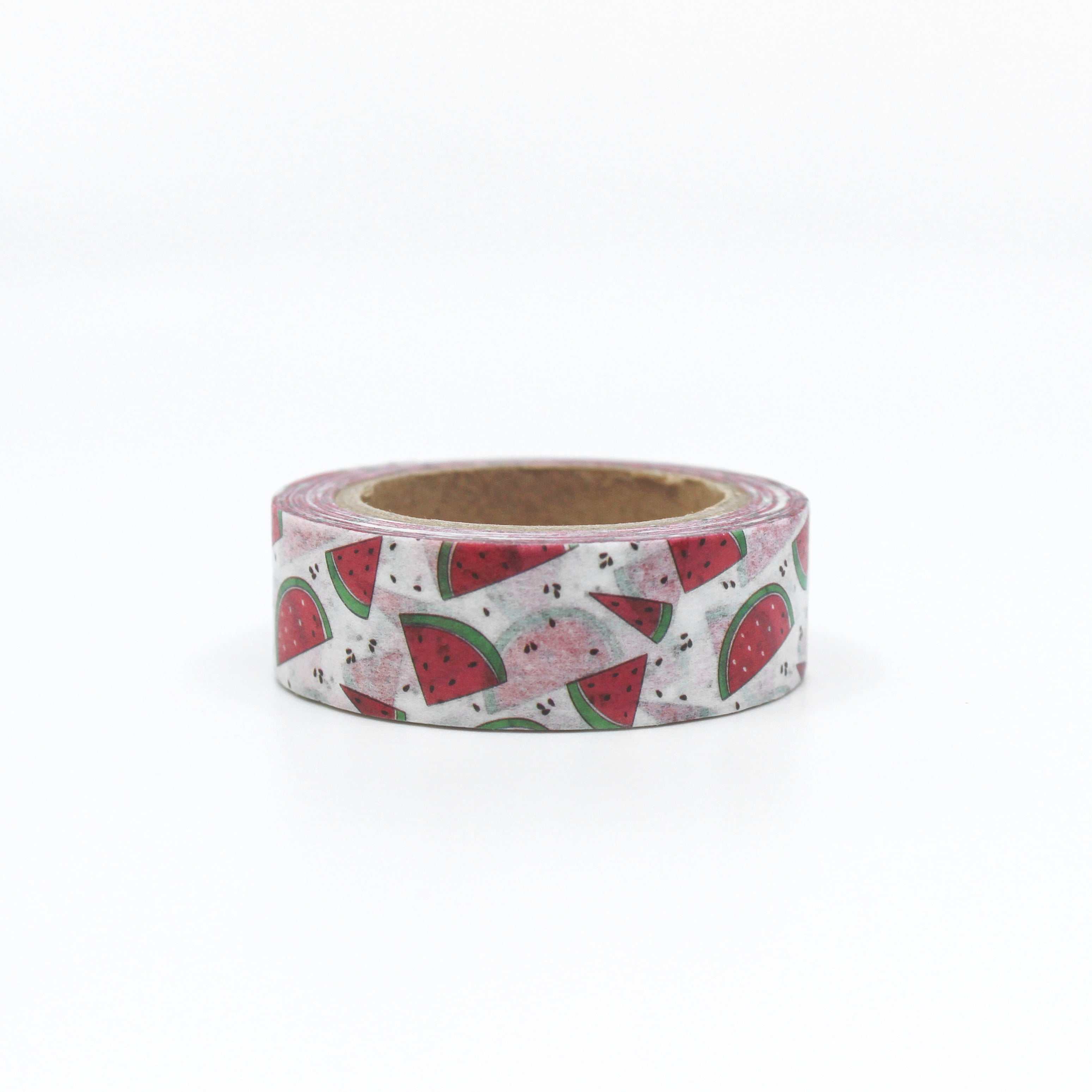 This is a refreshing view of watermelon tropical fruit collections washi tape from BBB Supplies Craft Shop