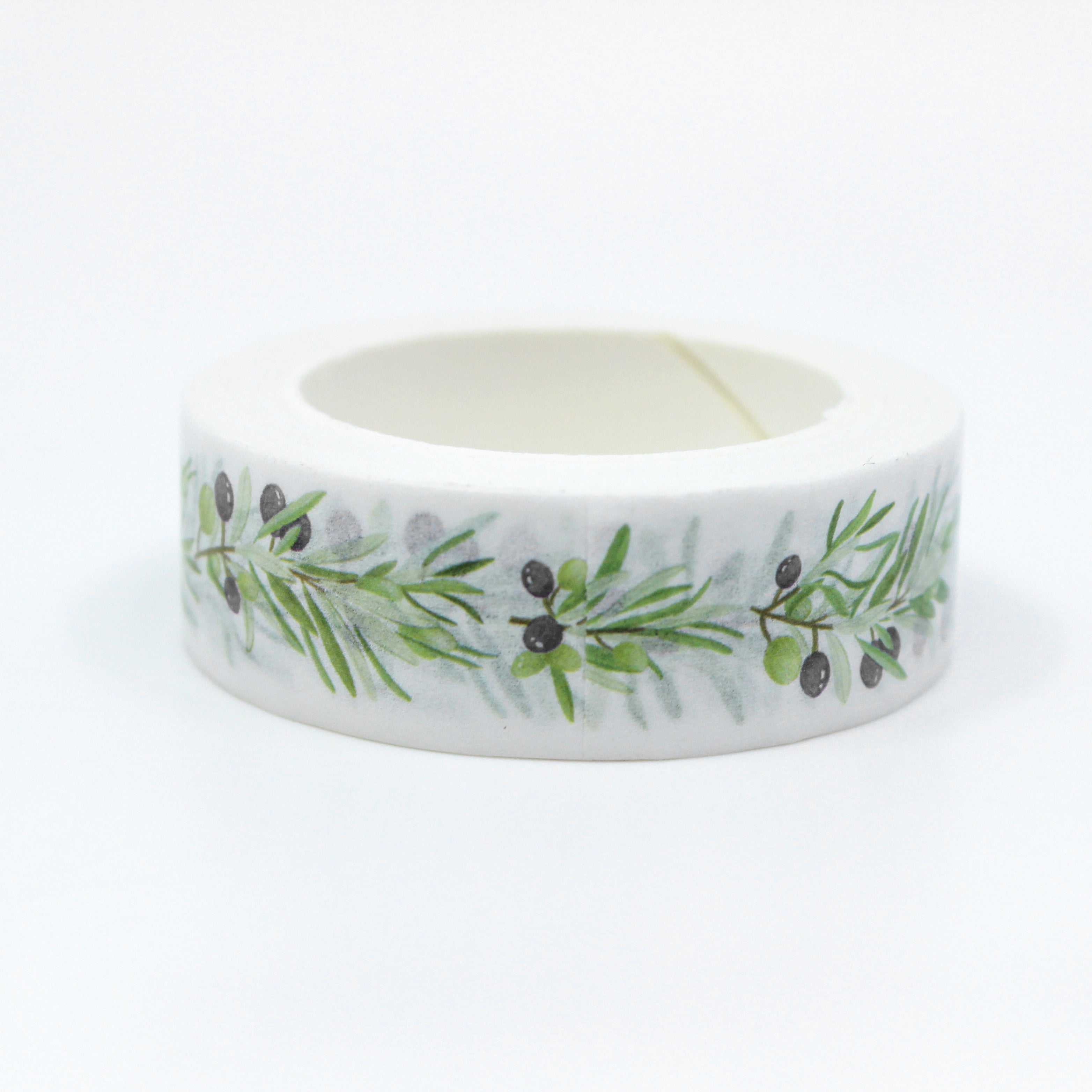 This a cute view of greenery olive branch collections washi tape from BBB Supplies Craft Shop