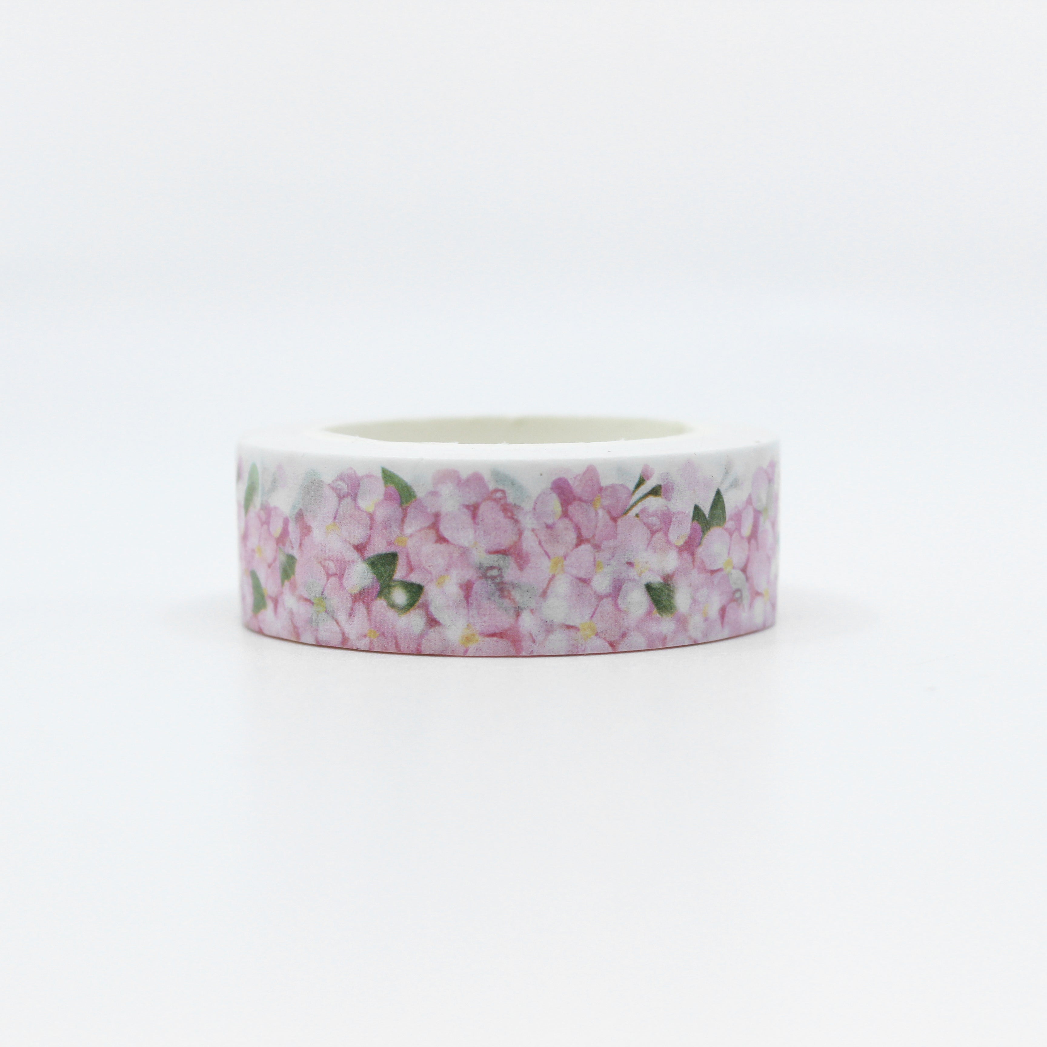 This is a view of beautiful hydrangea flower collections pattern washi tape from BBB Supplies Craft Shop