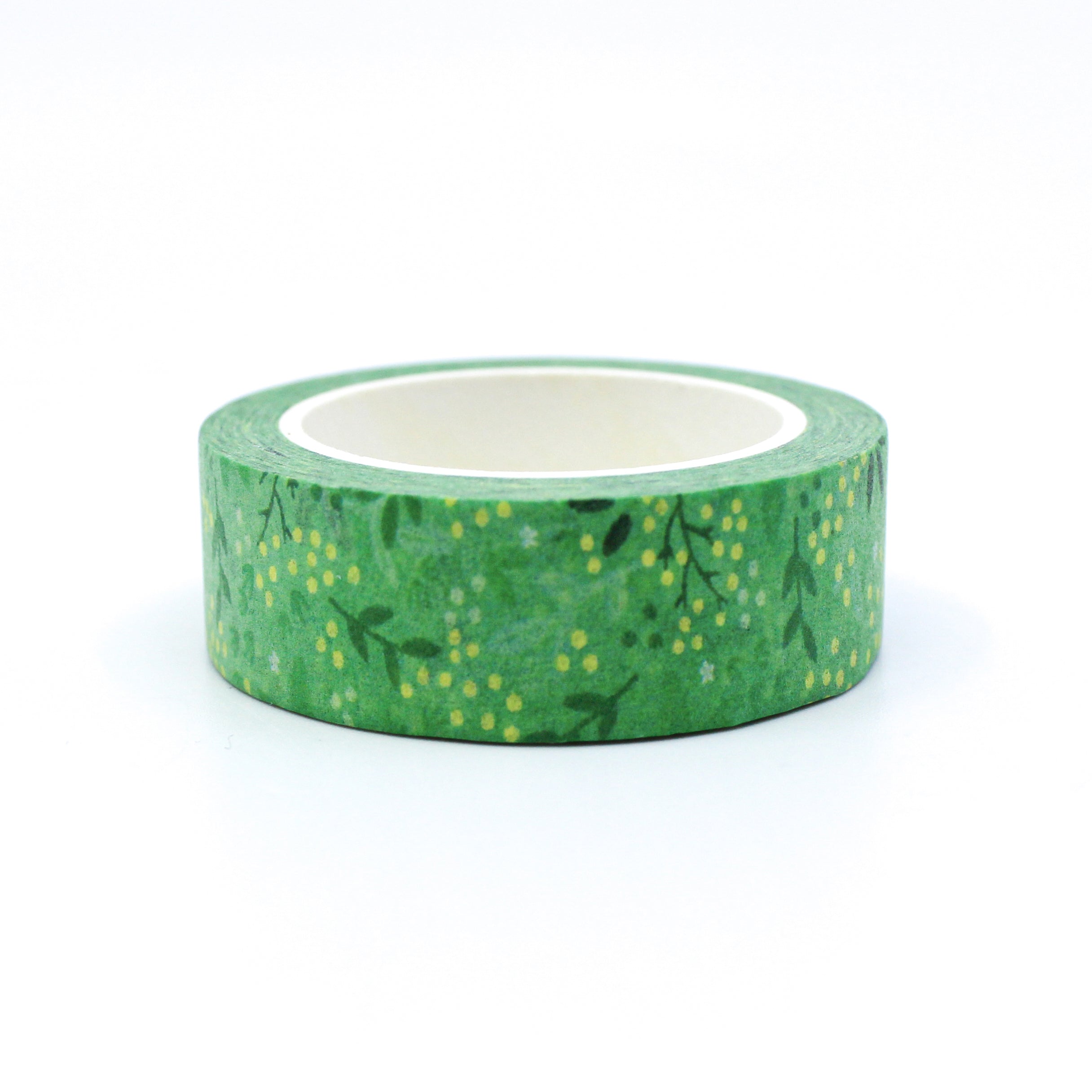 This is a nice view of painterly green field with flowers scenery washi tape from BBB Supplies Craft Shop