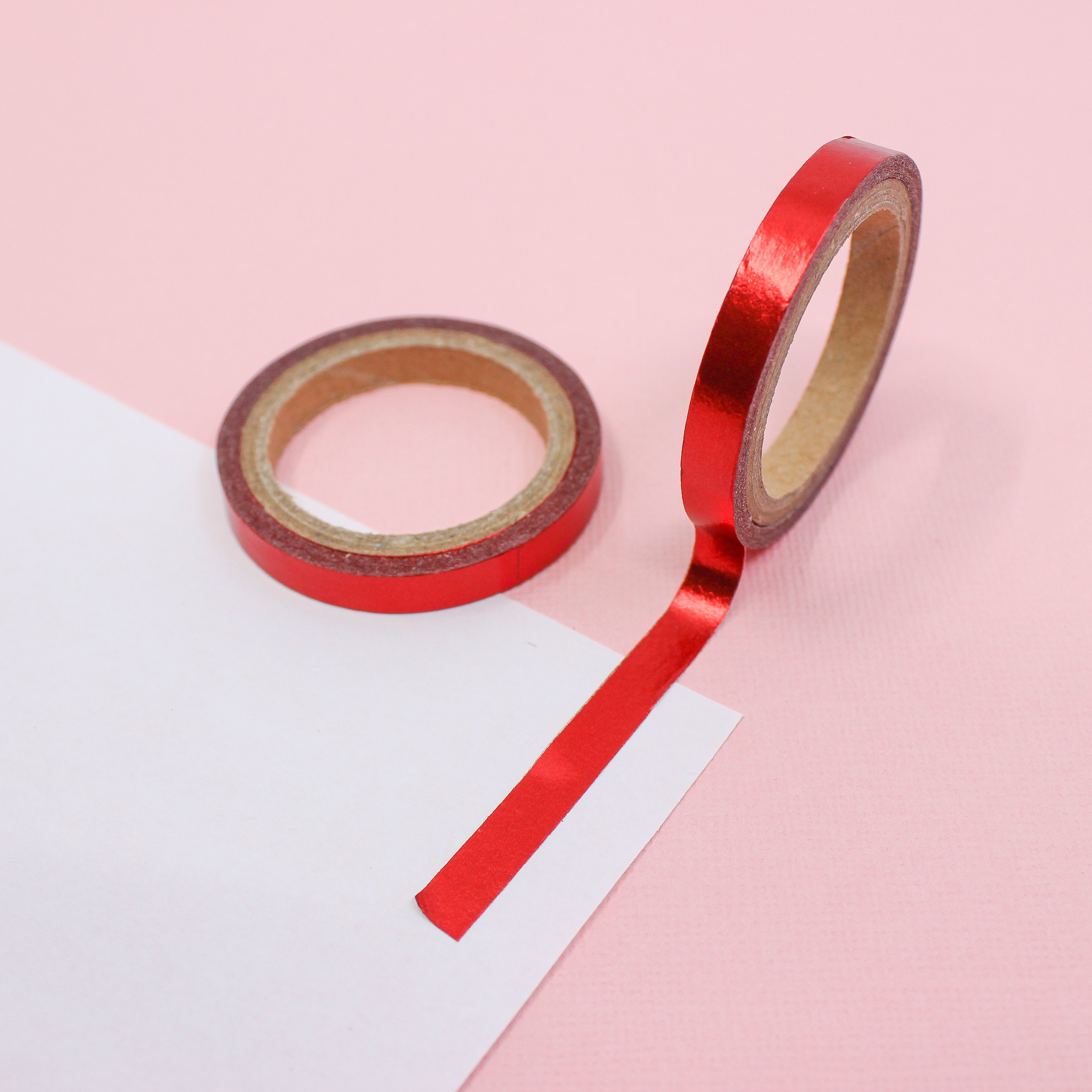 Red Washi Tape Design ♥️, DIY Washi Tape, Easy journal Washi Tape
