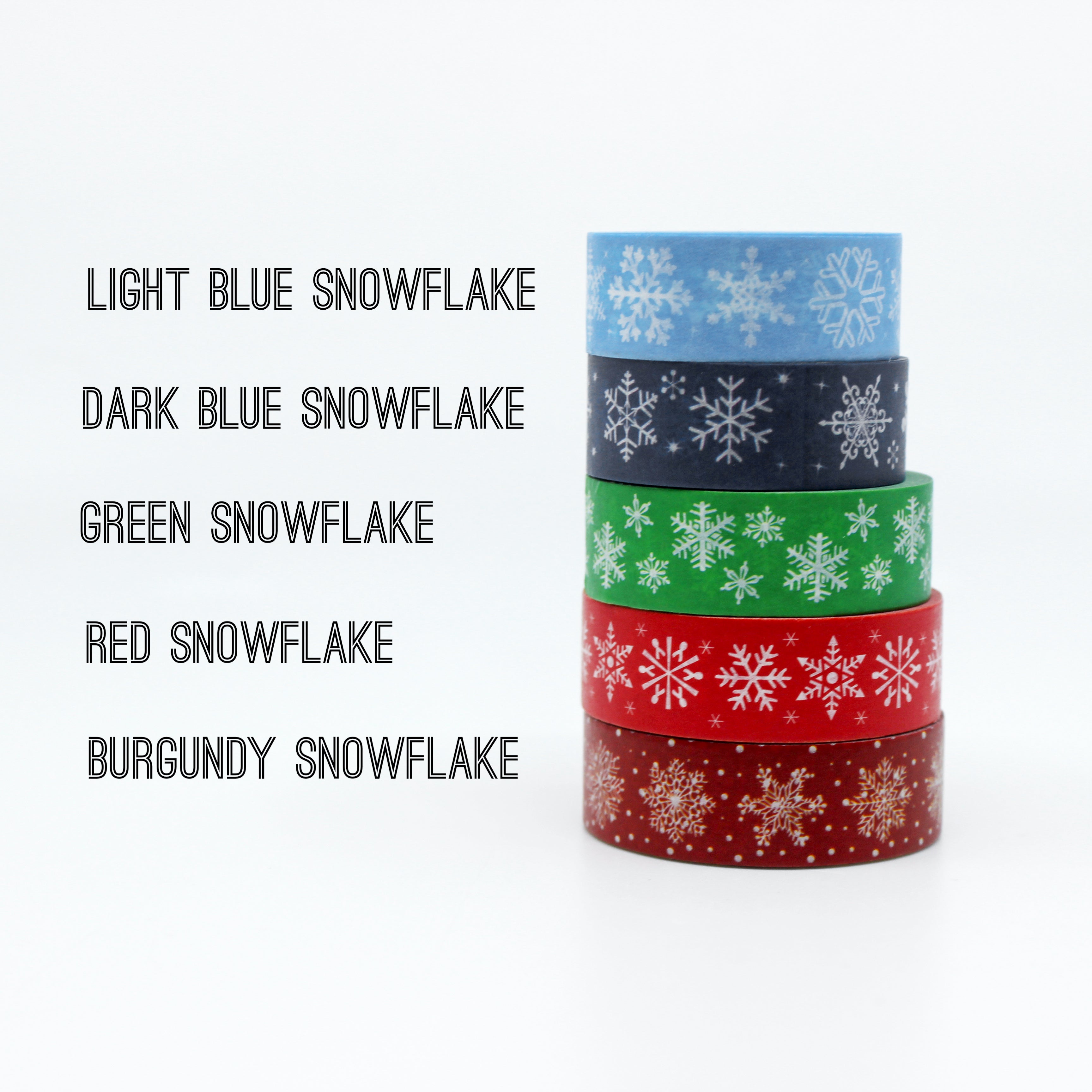 Green Snow flake Washi