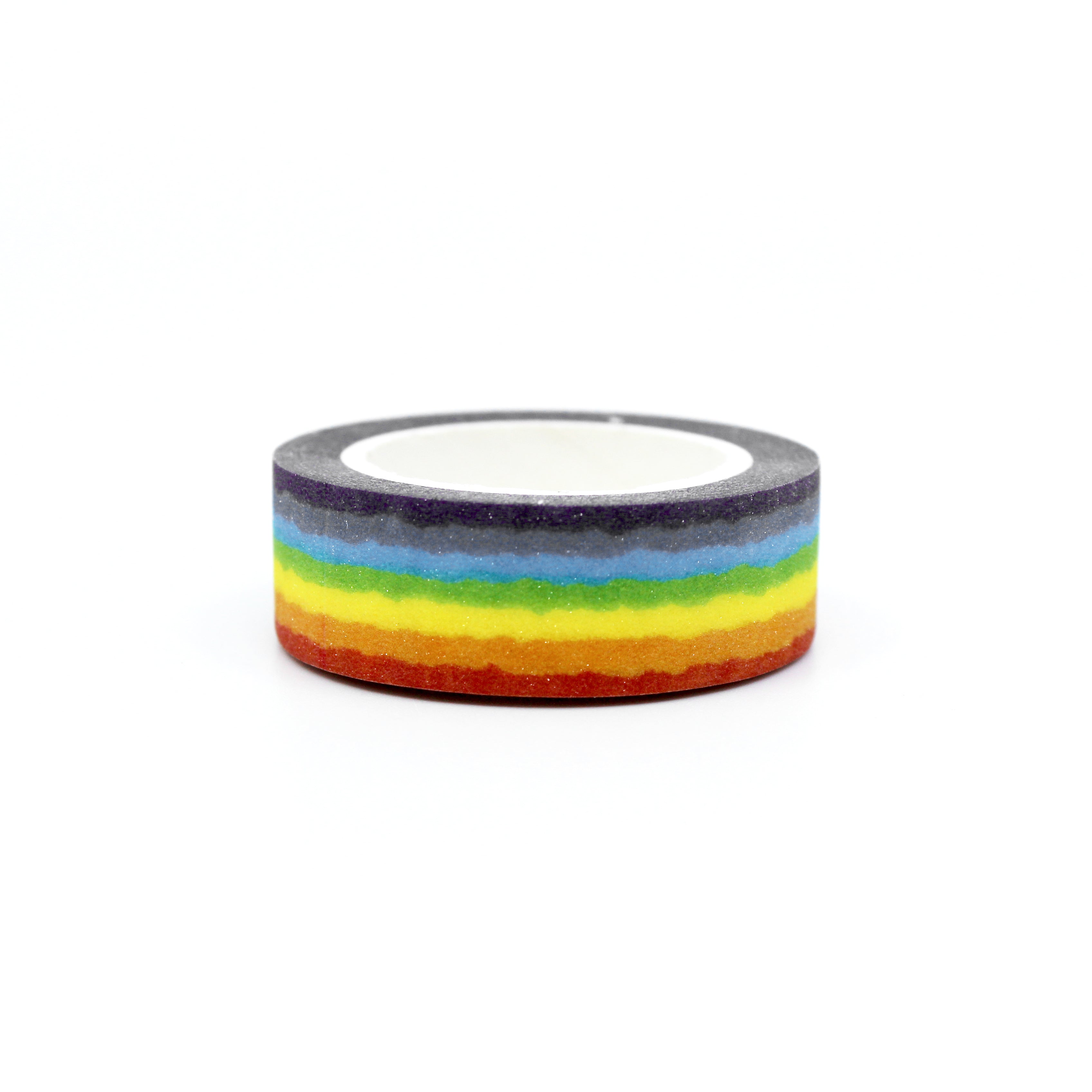 This is a rainbow colors washi tape from BBB Supplies Craft Shop