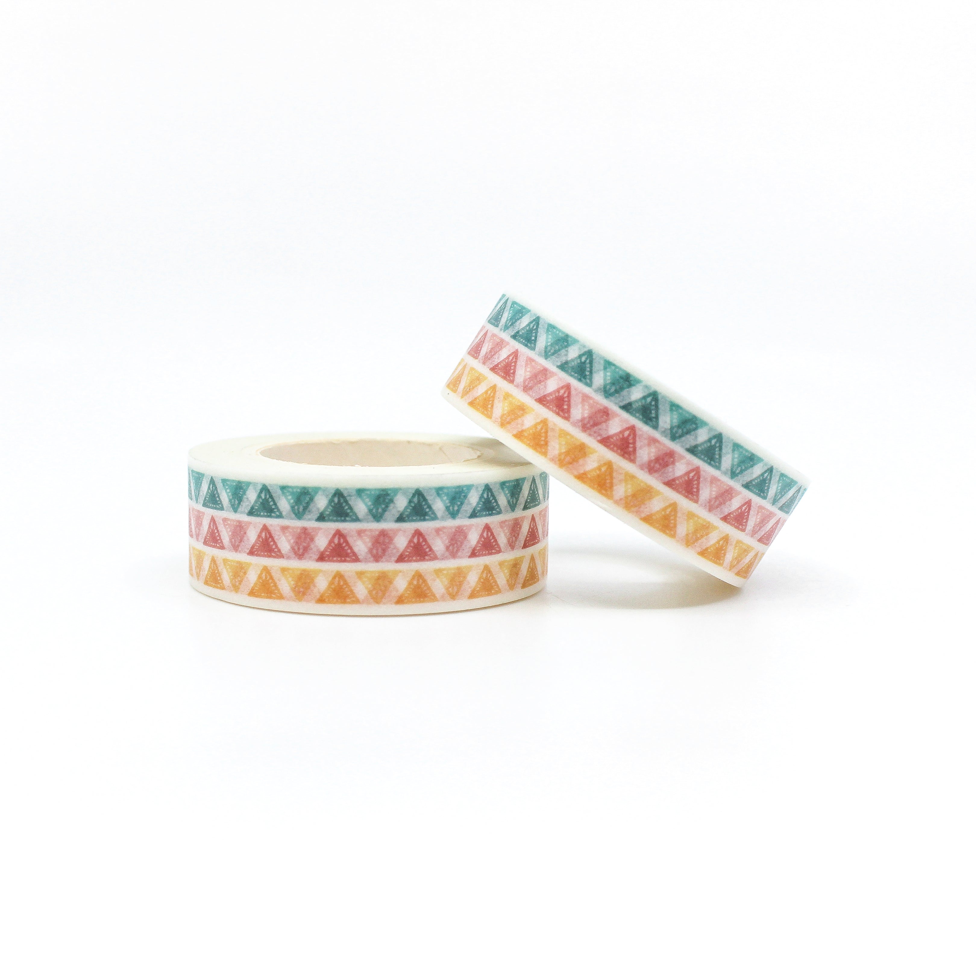 This is a cute collection of triangle washi tapes from BBB Supplies Craft Shop