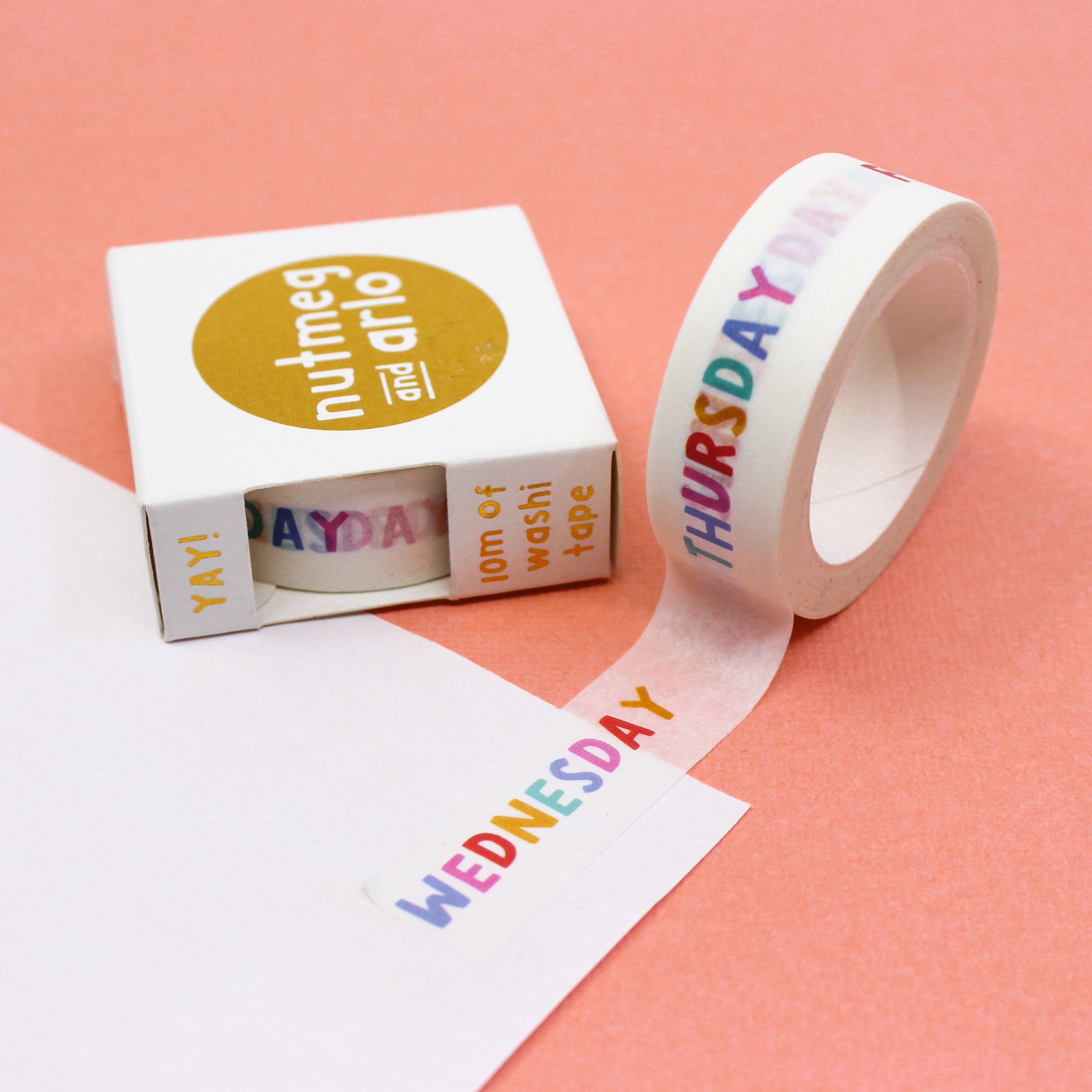 Country Heart Washi Tape With Gold Foil - XOXO Birdie