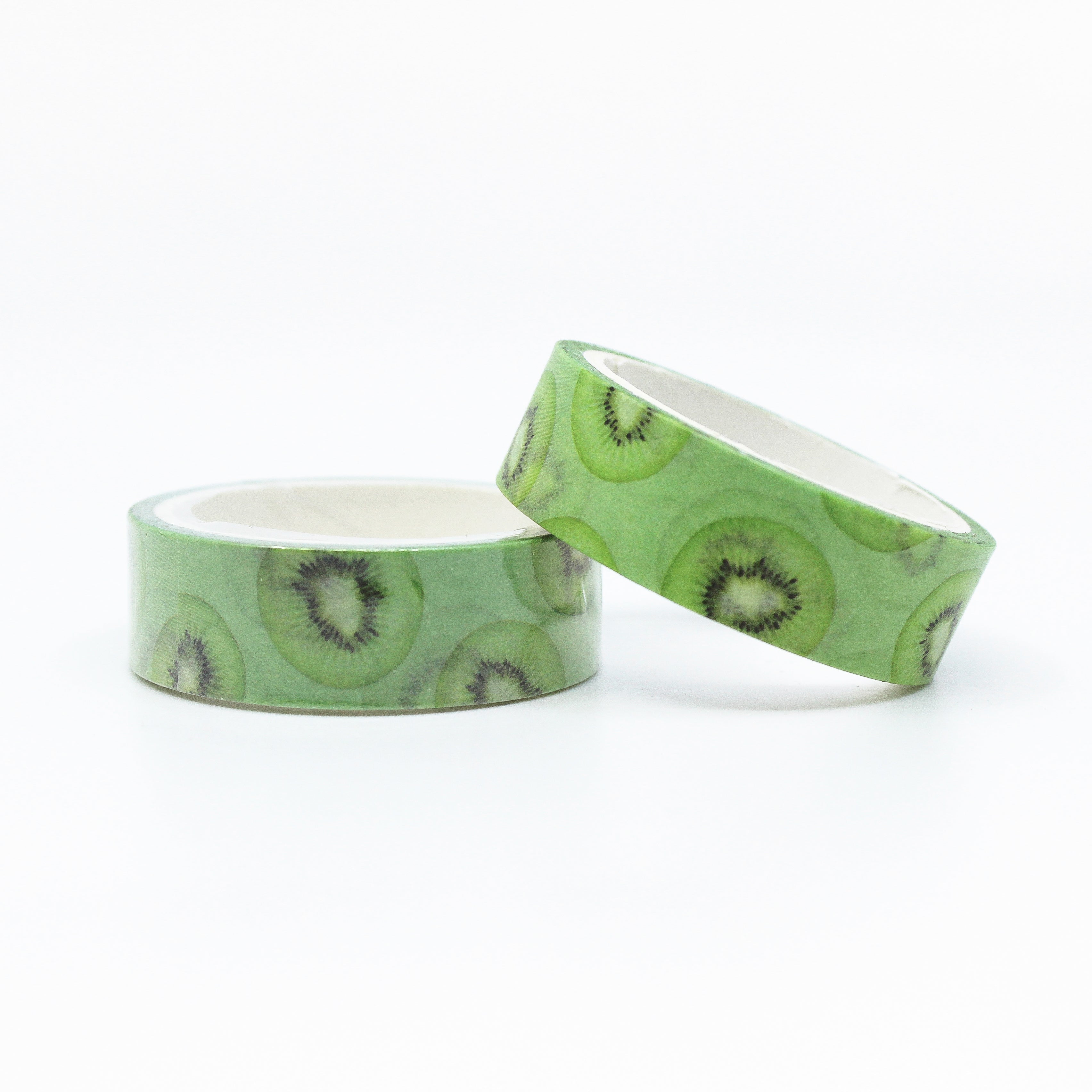 This is a beautiful collections of slice kiwi fruits washi tapes from BBB Supplies Craft Shop