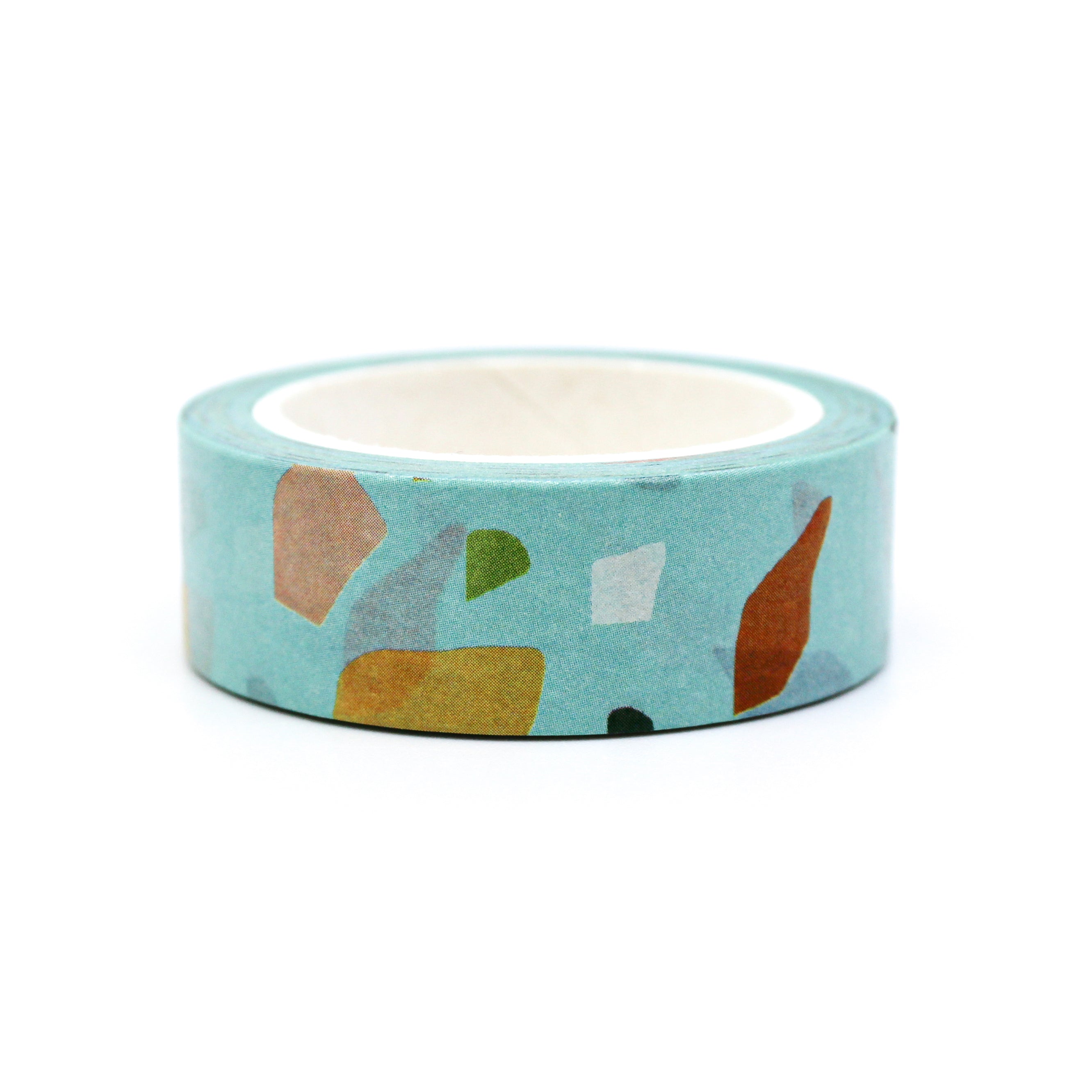 This is a blue terrazzo washi tape from BBB Supplies Craft Shop