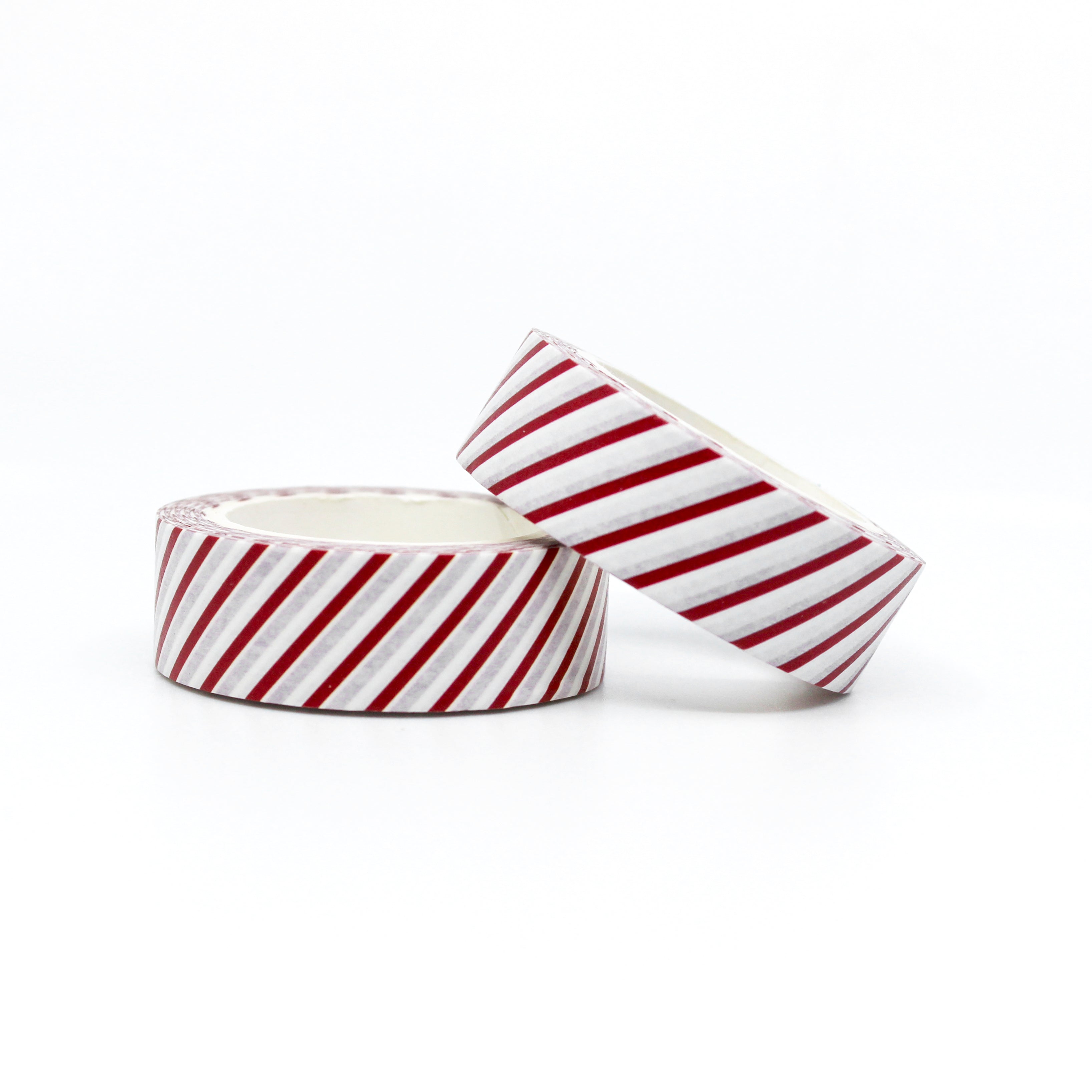 Red Stripes Washi Tape, Journaling and Planner Tapes