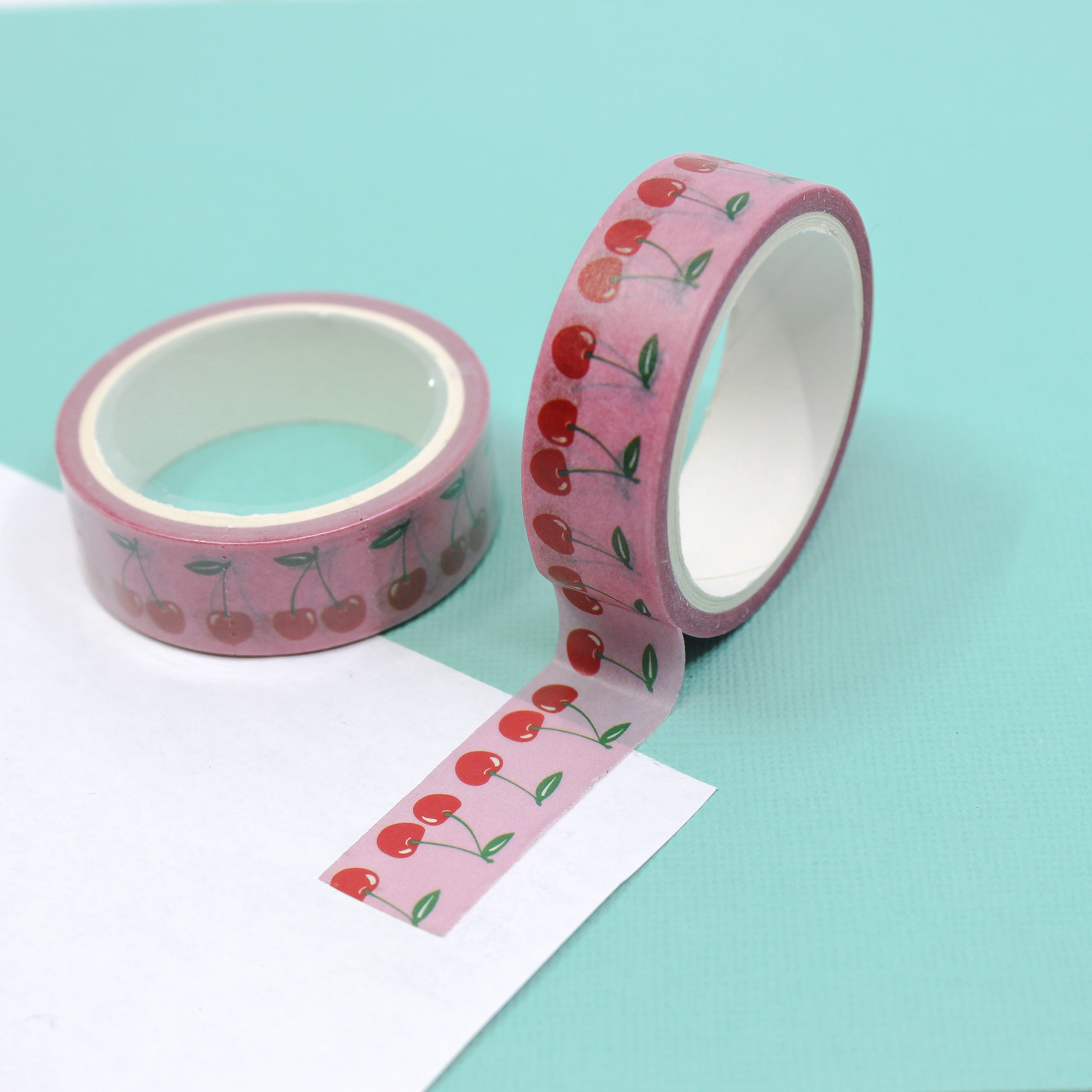 This is a cute cherry bomb view themed washi tape from BBB Supplies Craft Shop