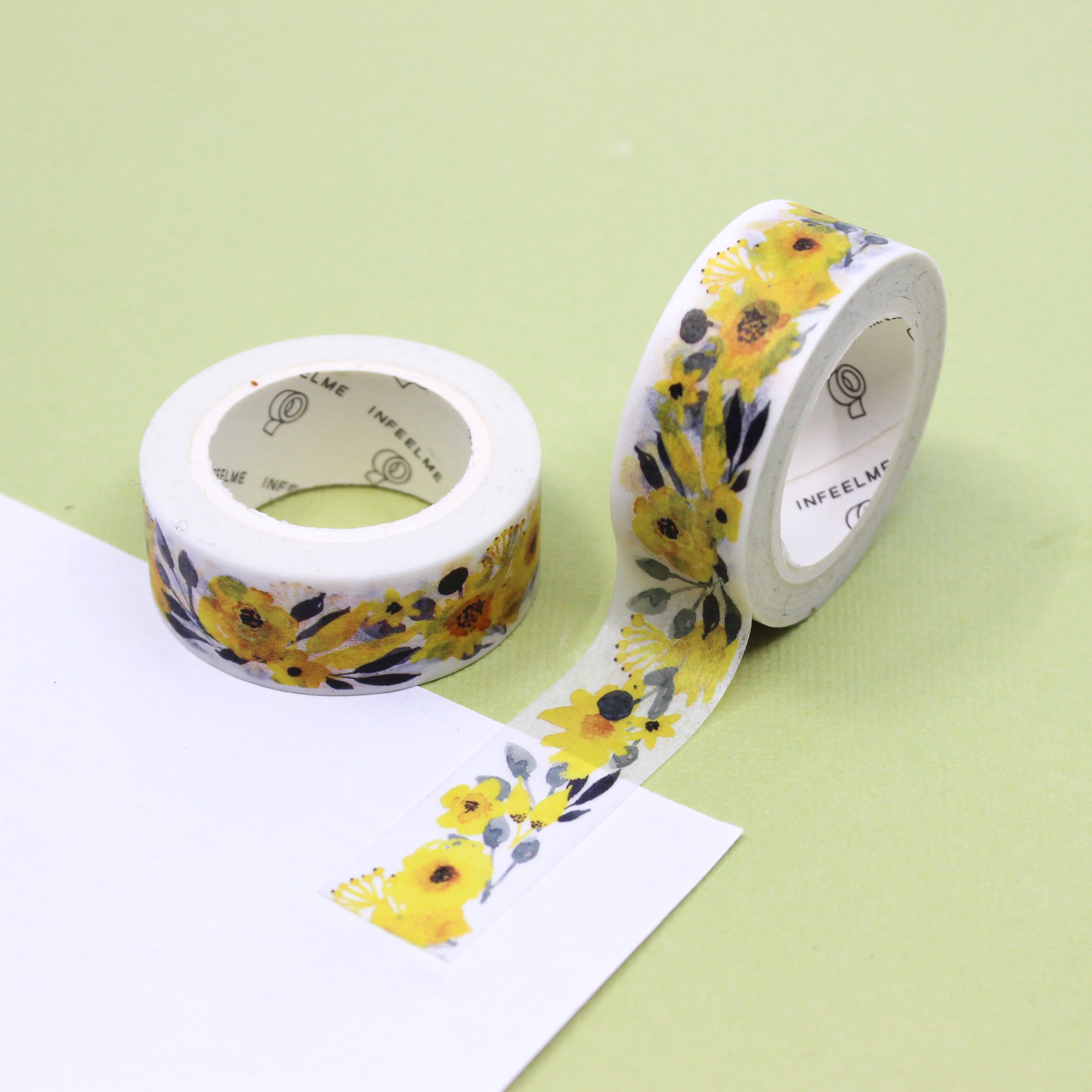 Yellow Flowers Washi Tape